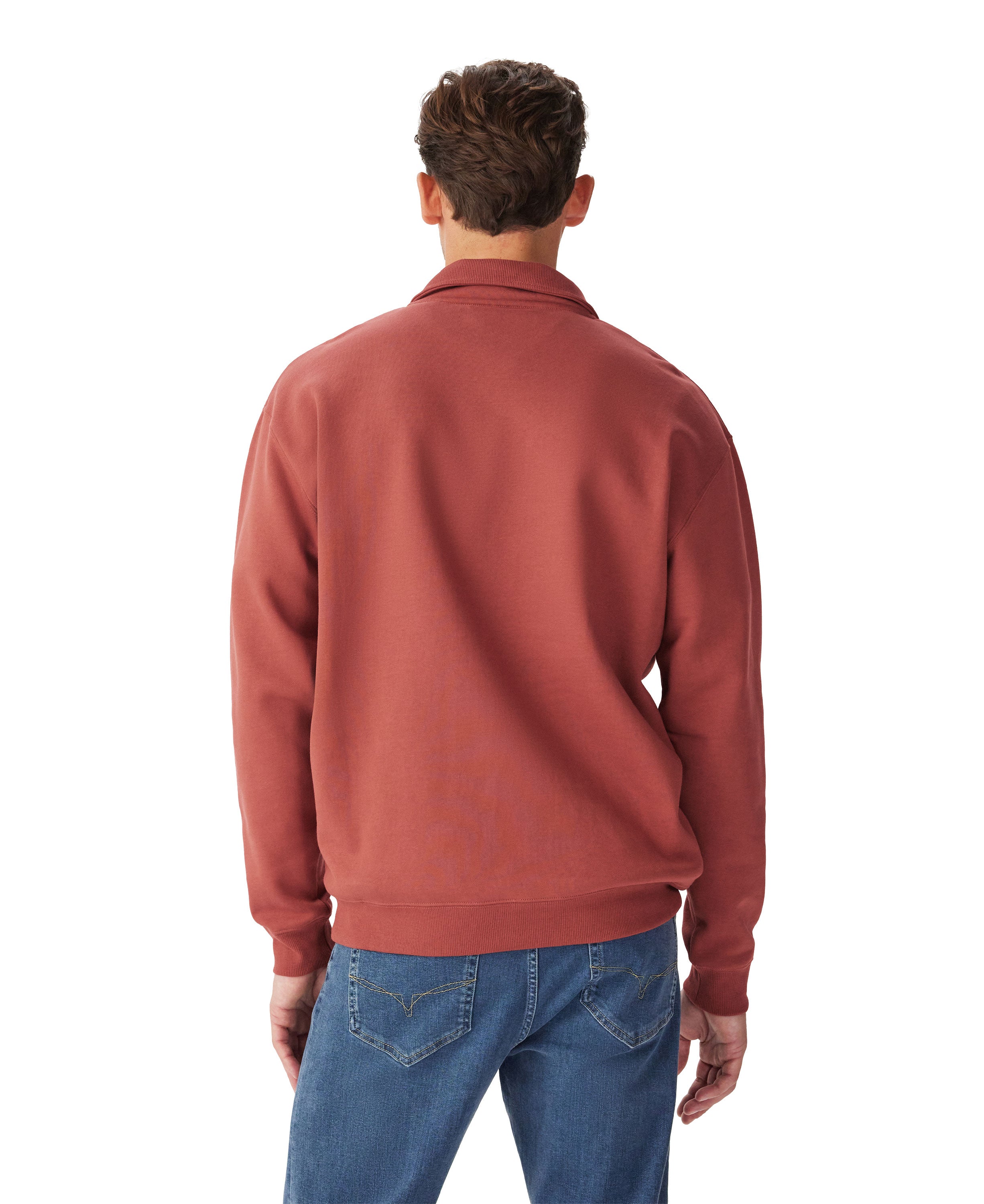 Mulyungarie 1/4 Zip Sweatshirt - Red