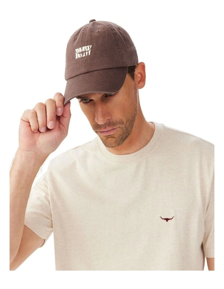 Branded Twill Cap - Black Apple