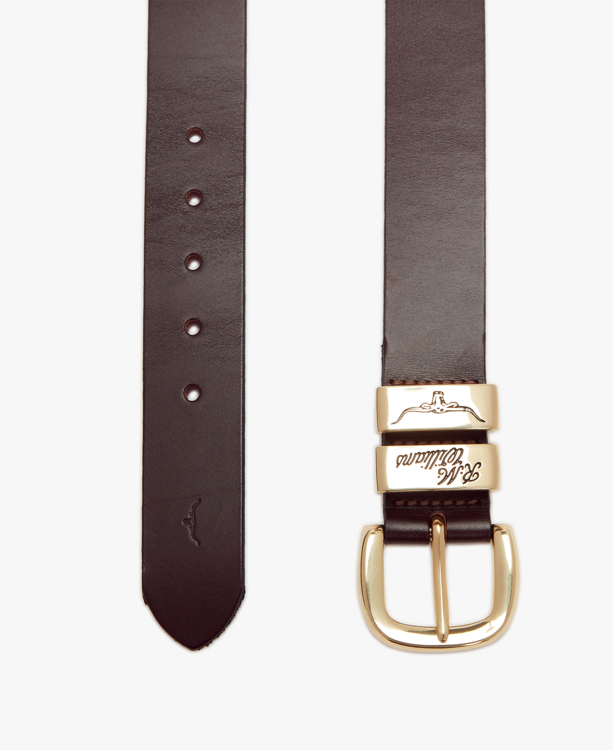 Drover Belt - Chestnut/Brass Buckle