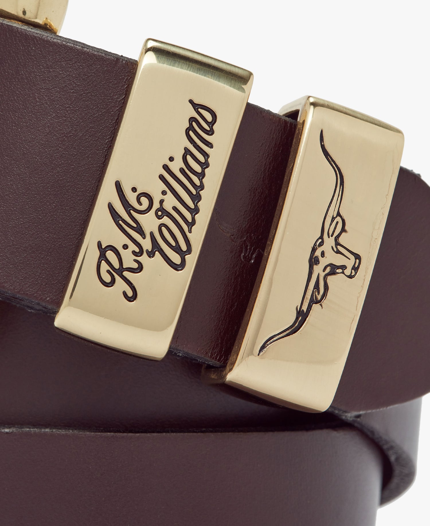 Drover Belt - Chestnut/Brass Buckle