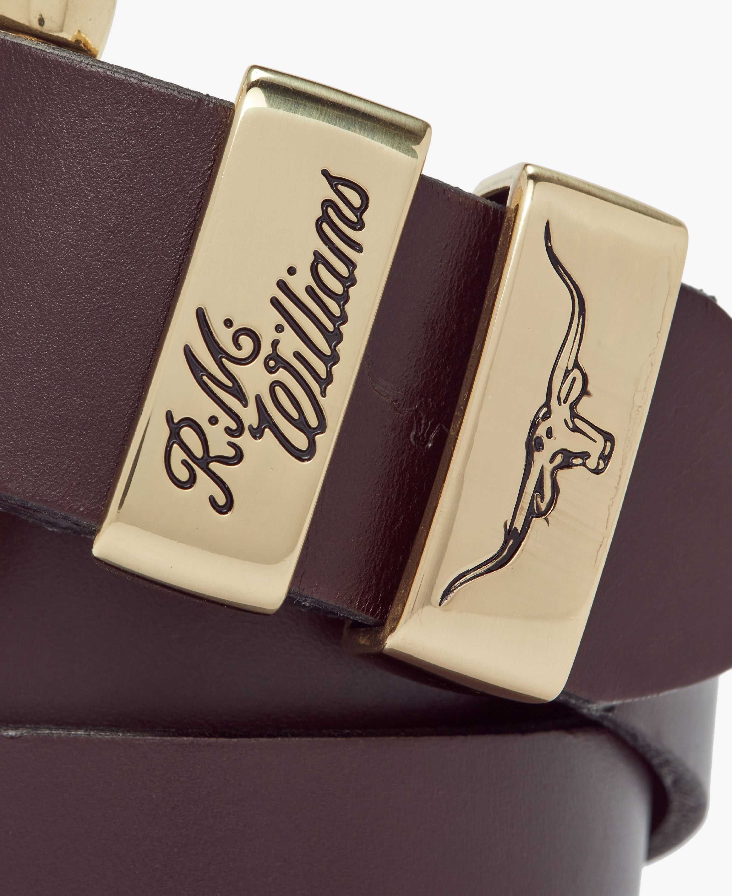 Drover Belt - Chestnut/Brass Buckle