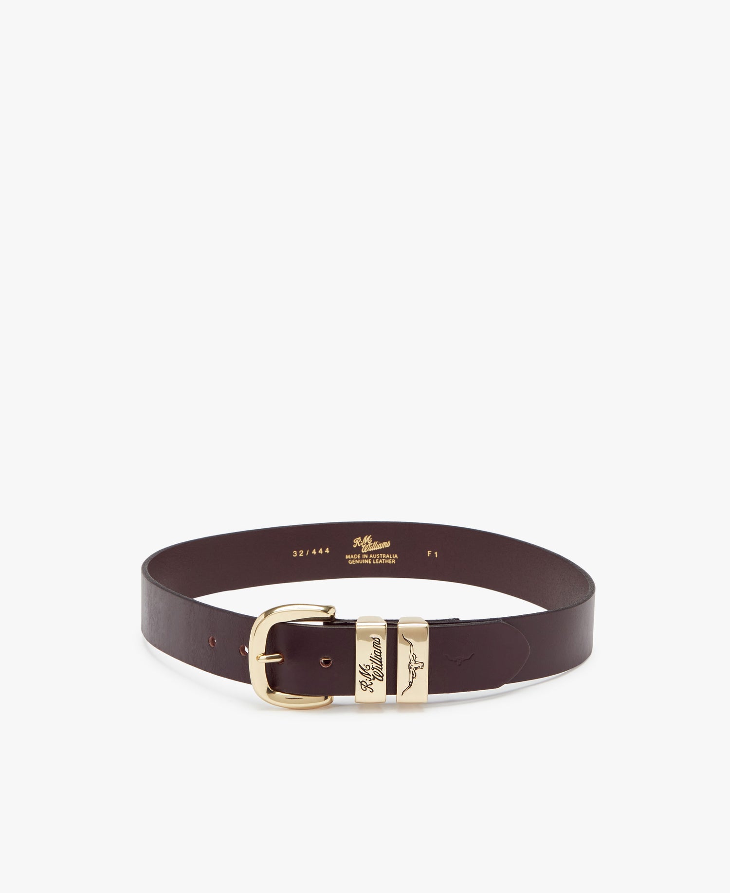 Drover Belt - Chestnut/Brass Buckle
