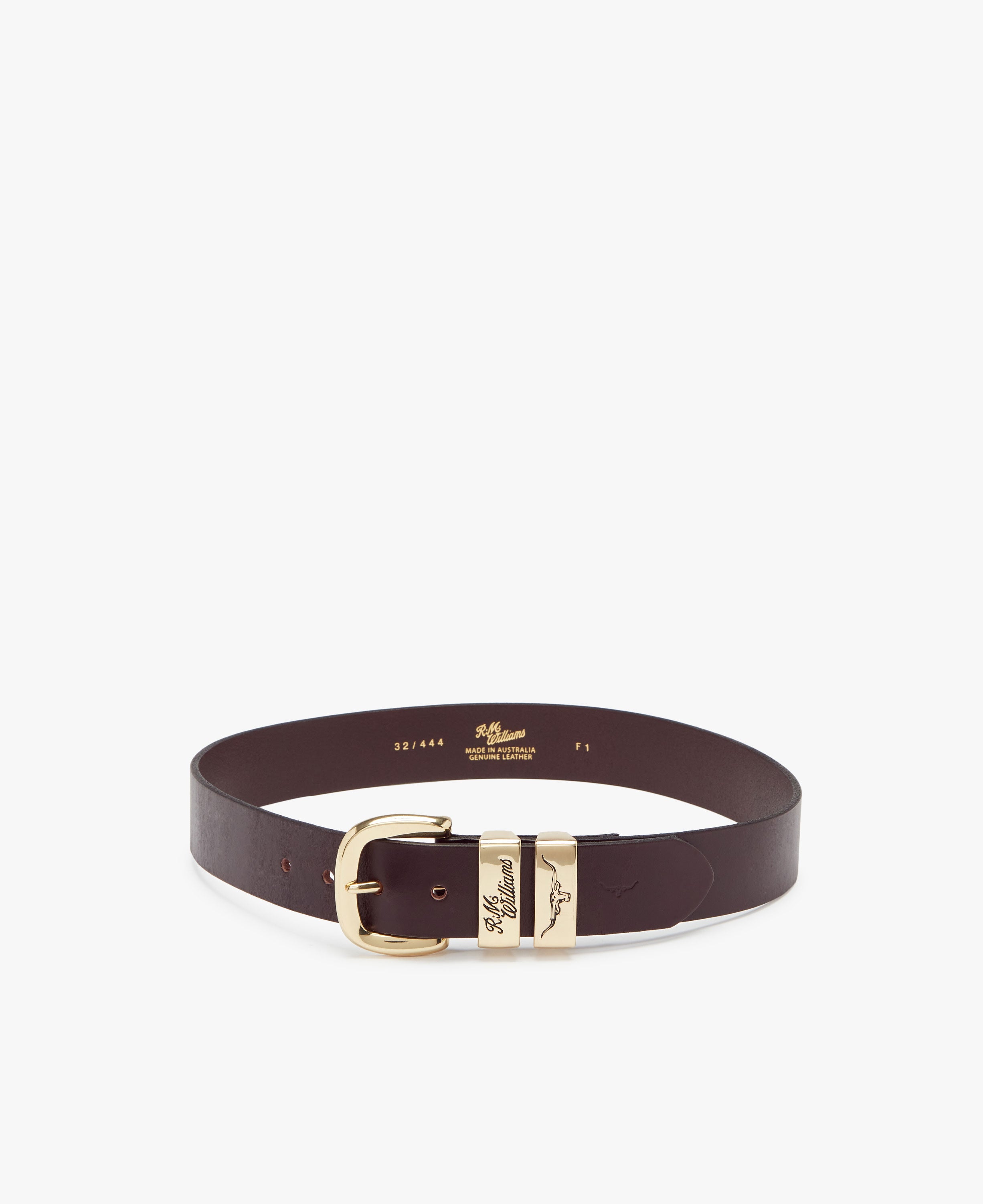 Drover Belt - Chestnut/Brass Buckle