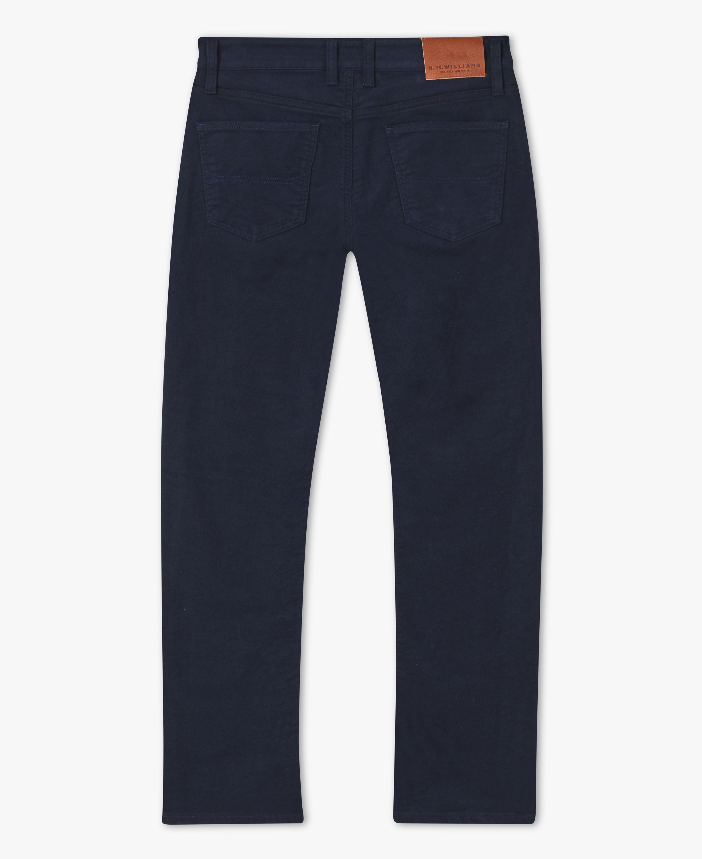 Ramco Stretch Moleskin Jeans - Navy