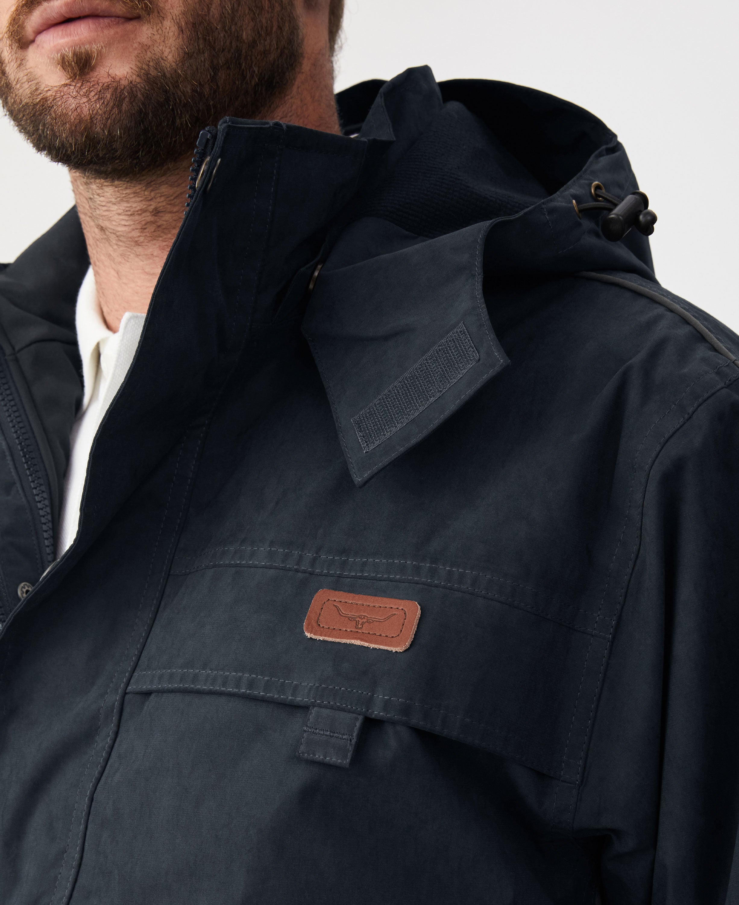 Rockley Jacket - Navy/Ironbark