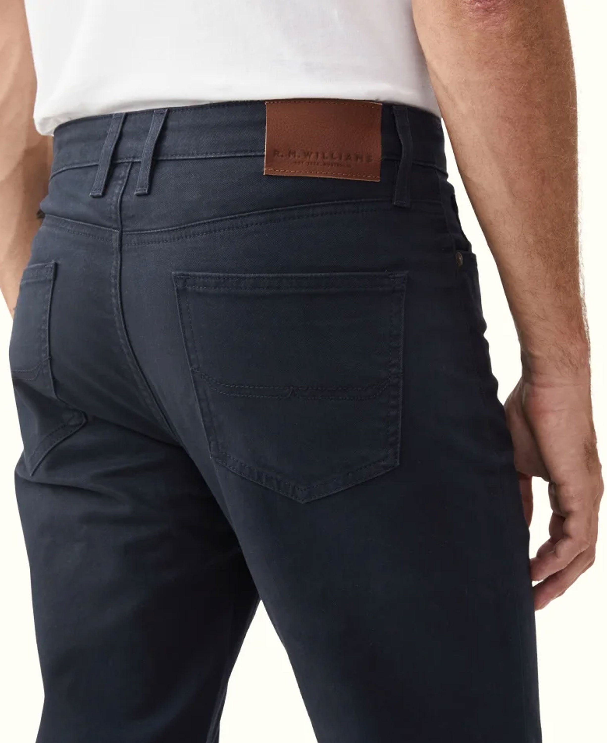 Ramco Cotton Twill Jeans - Navy