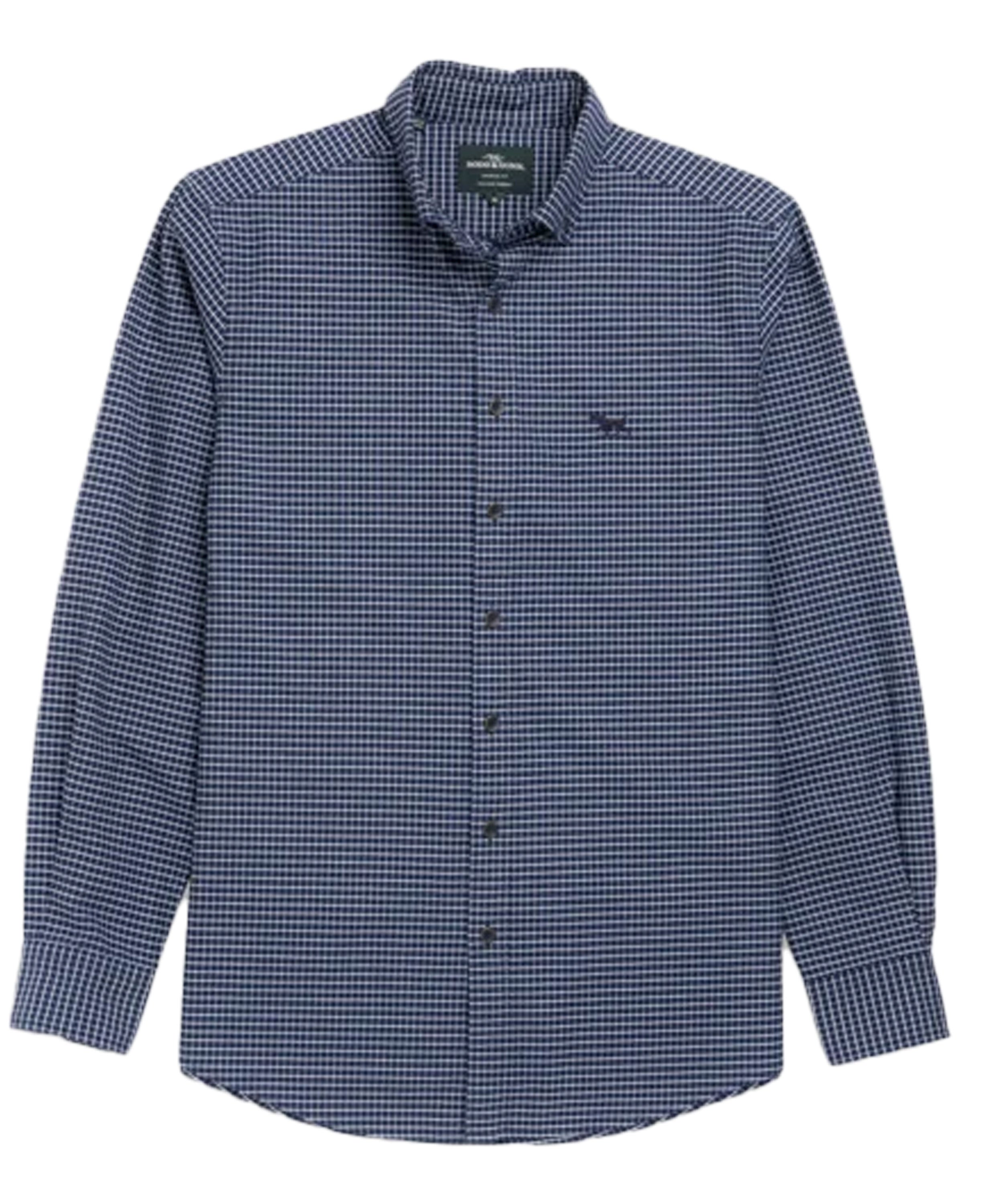 Gunn Check Oxford 5 - Midnight