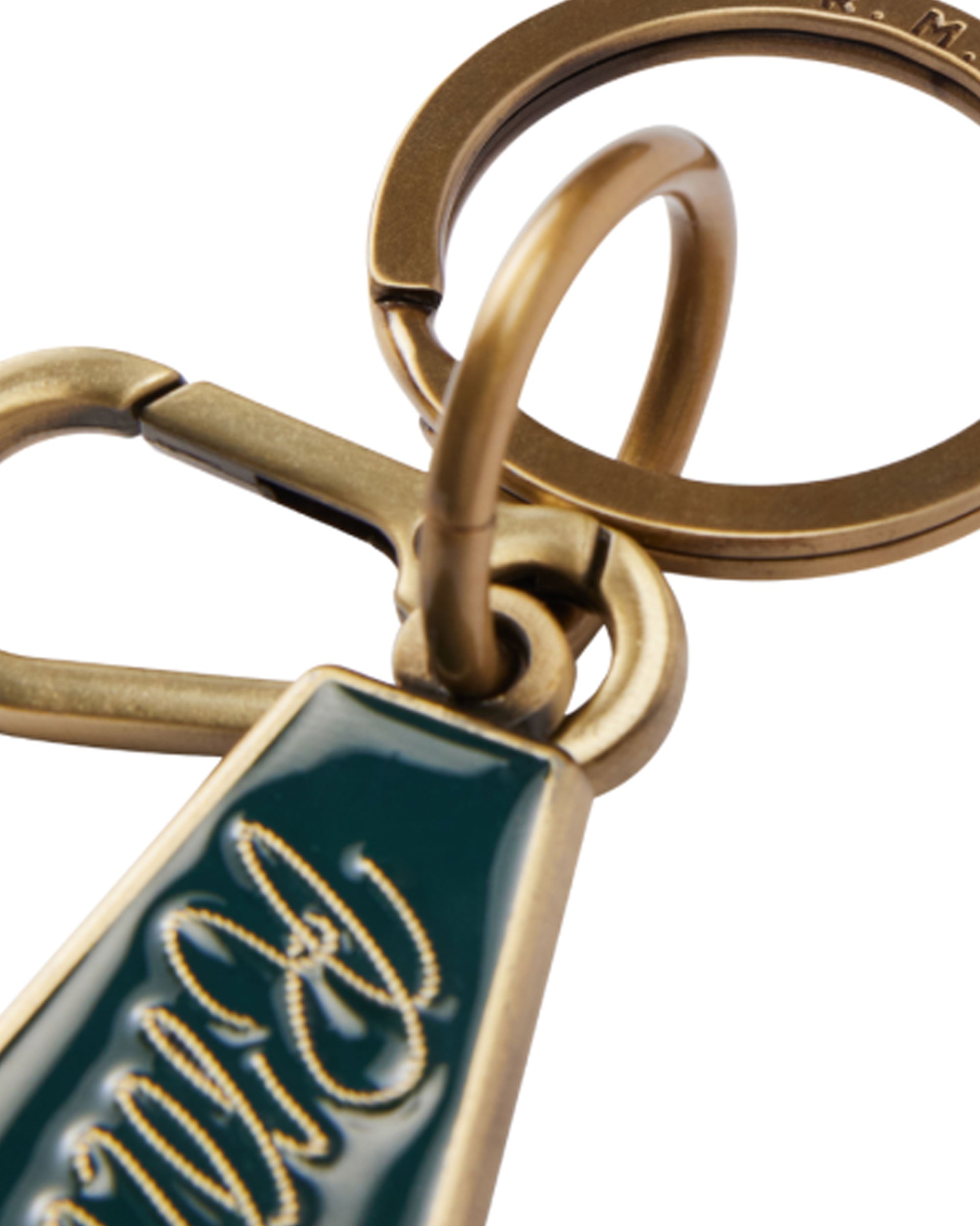 Rope Logo Enamel Keyring - Pine