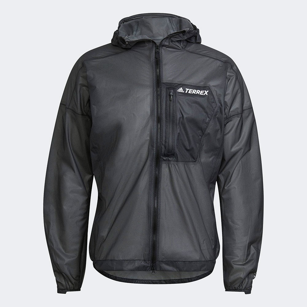 Landmark | Terrex Men's Agravic 2.5-Layer Rain Jacket in Black