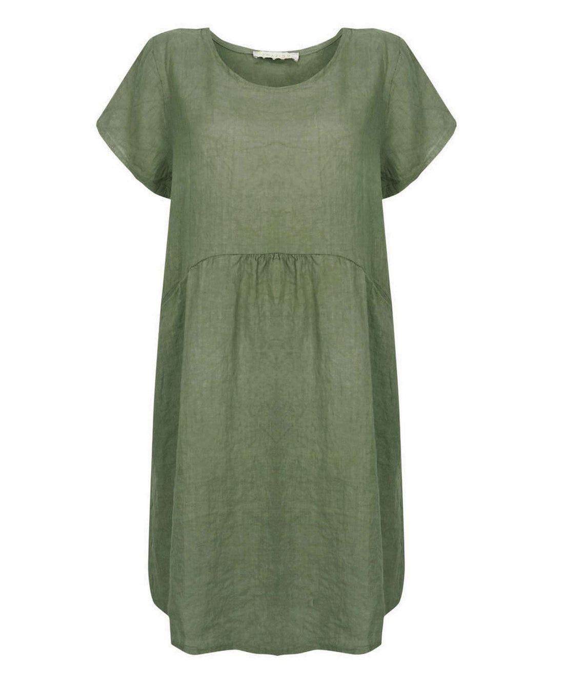 Lexia Linen Dress - Khaki
