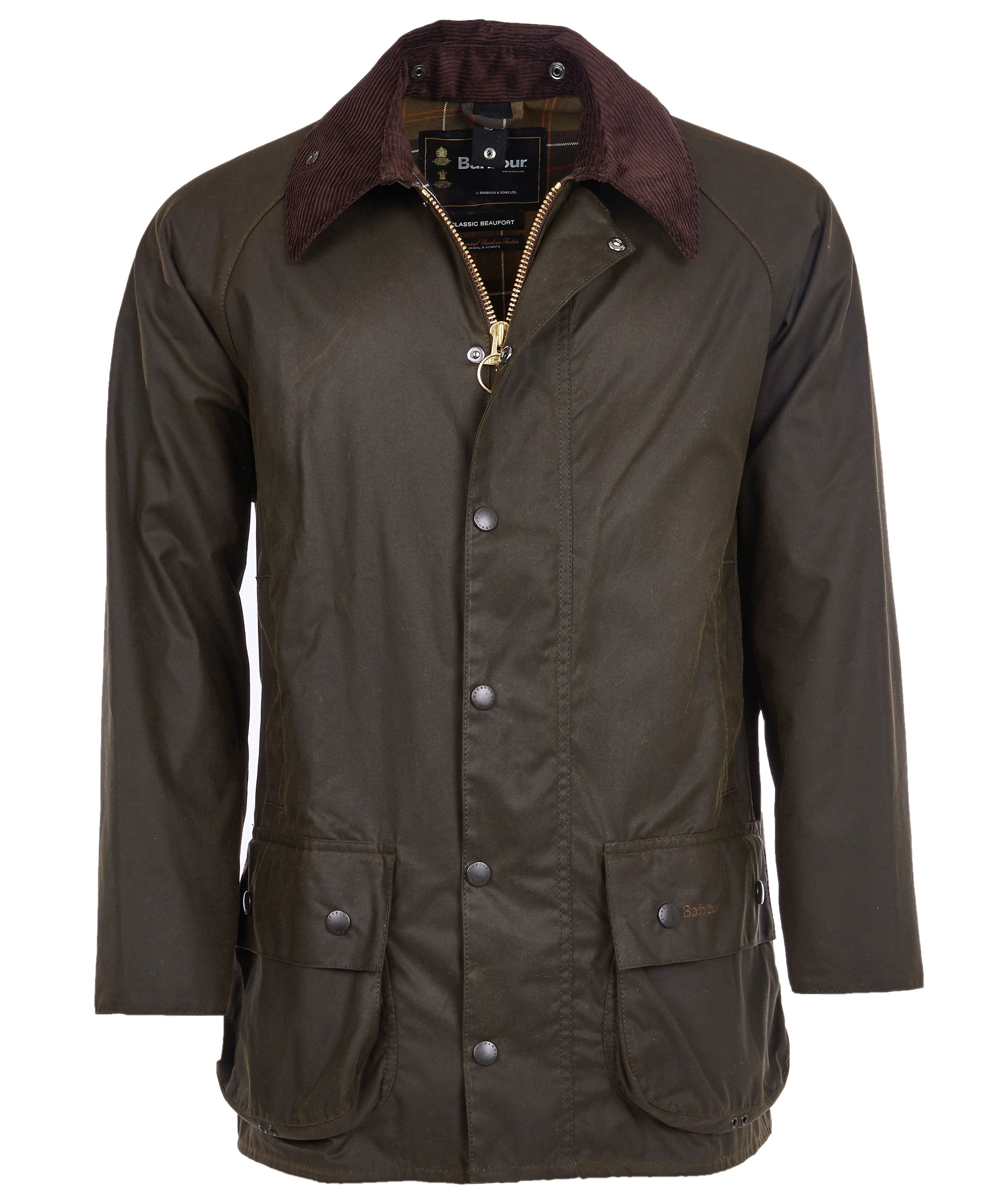 Landmark | Barbour Classic Beaufort Wax Jacket in Olive