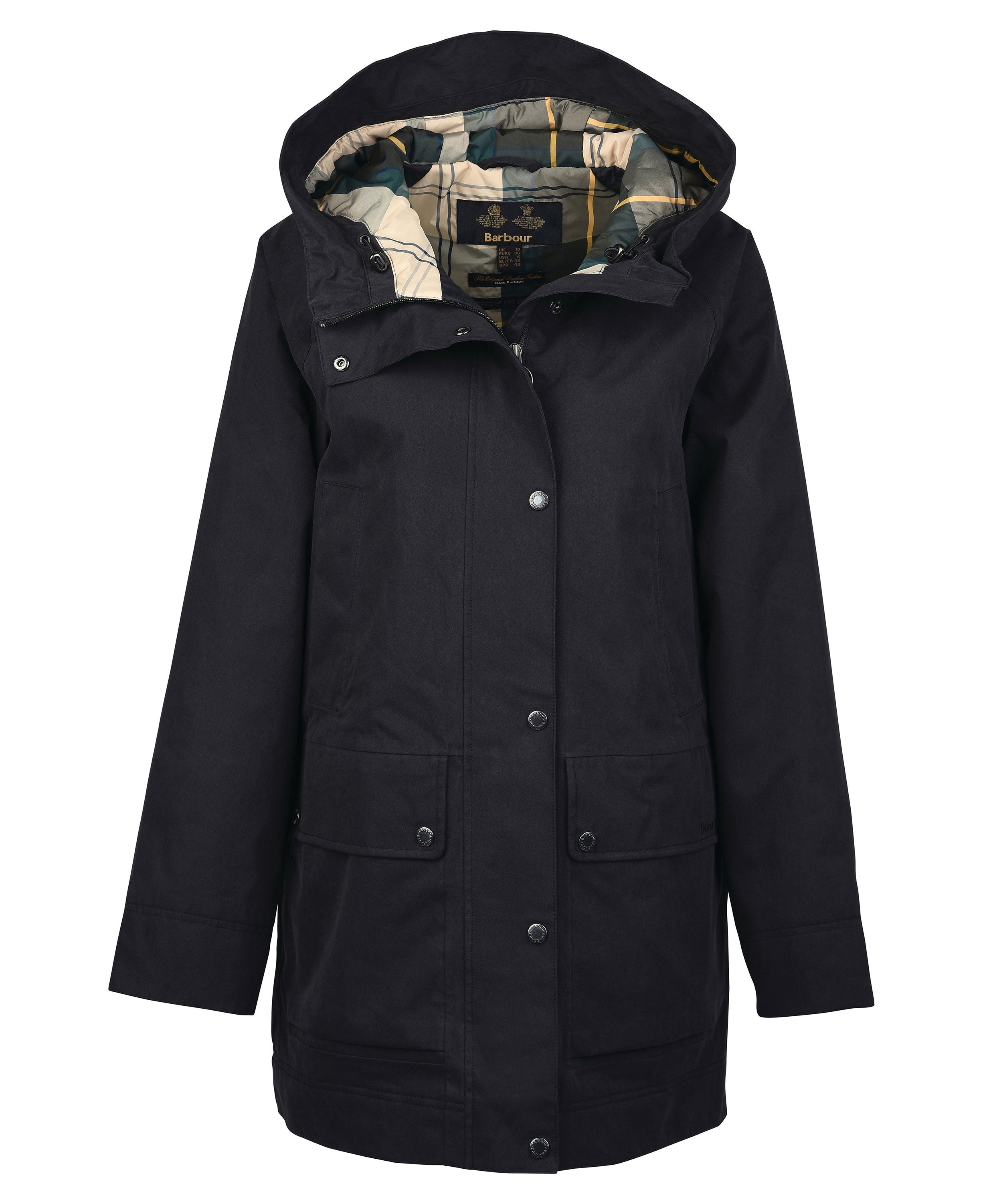 Barbour waterproof jacket womens white online