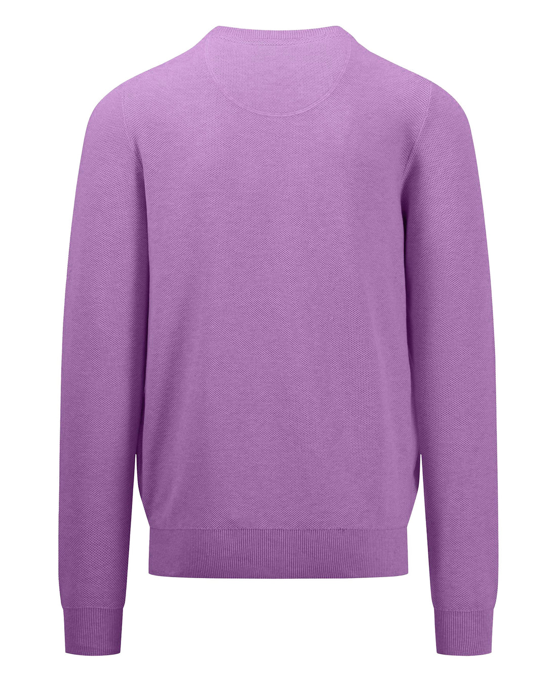 Structured O-Neck Knit - Dusty Lavender