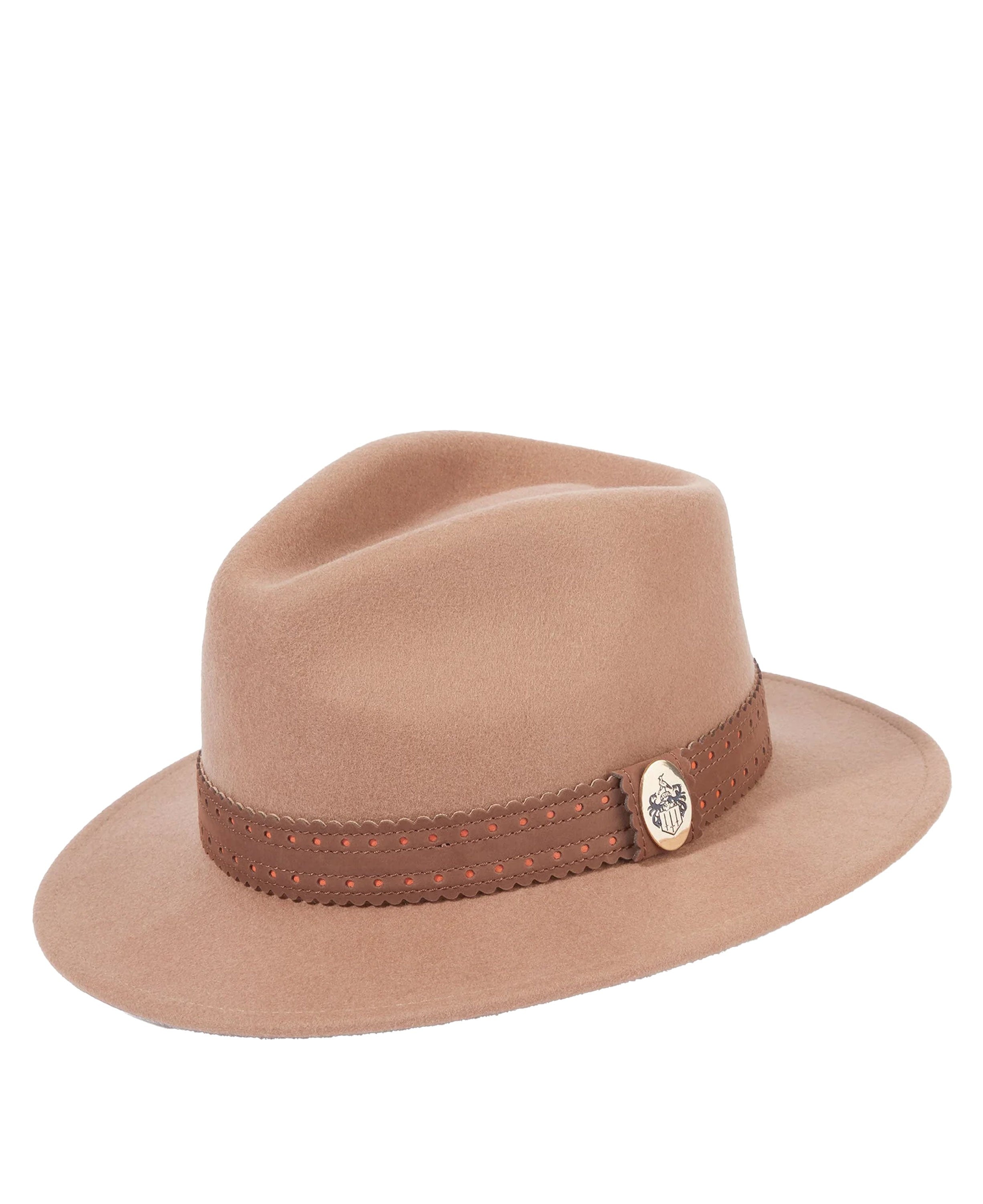 Hicks & Brown Fedora- Sz. 
M - New with Tags in Box Plum Red Burgundy Suffolk Fedora, Bronze Feather - Hicks & Brown main image 3