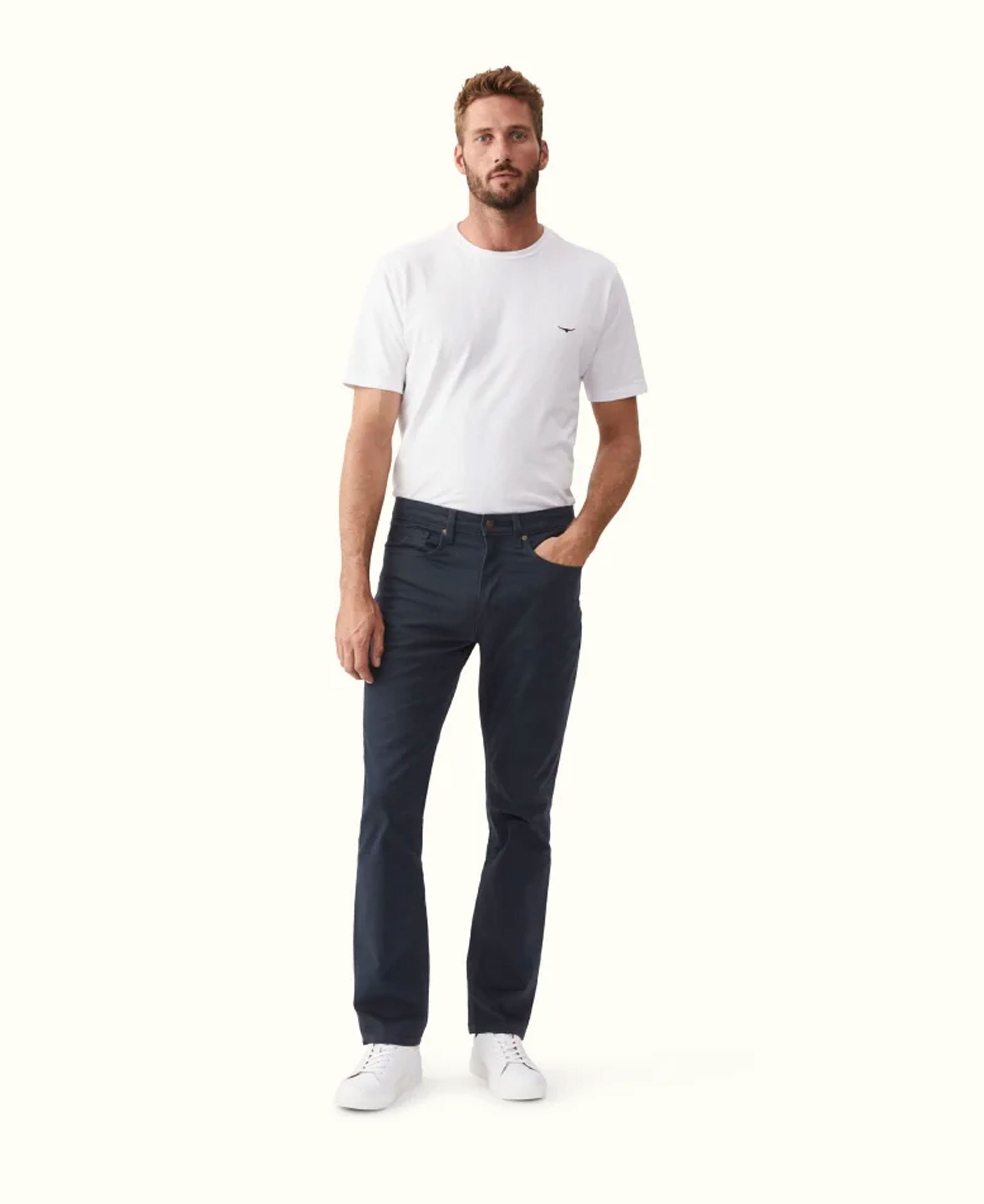 Ramco Cotton Twill Jeans - Navy