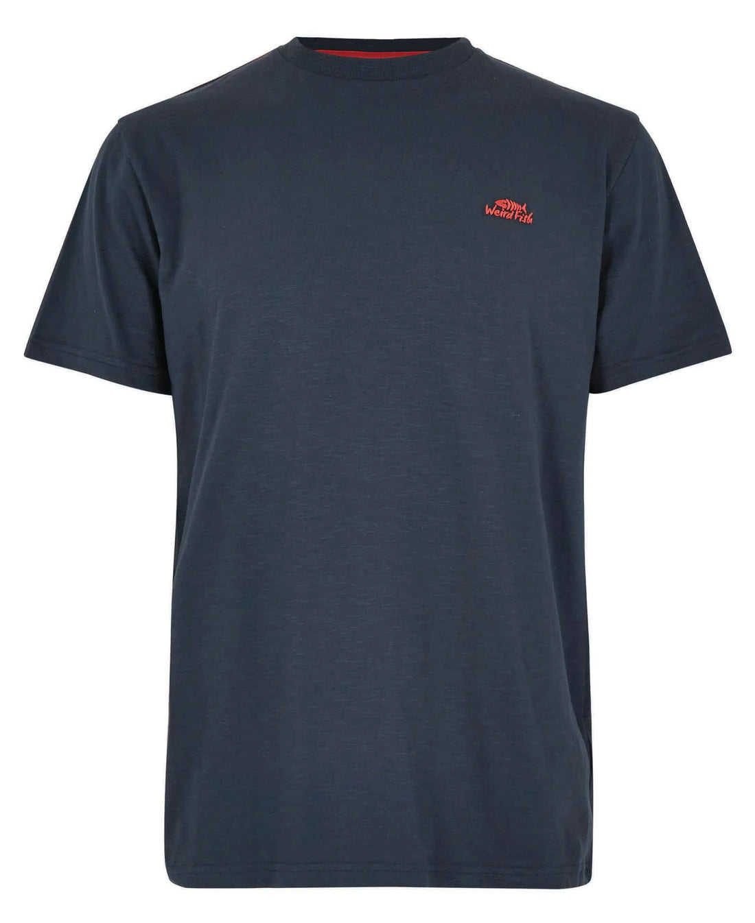 Fished Organic Branded Tee - Navy