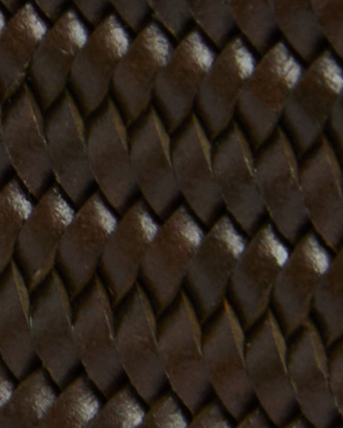 Stretch Leather Belt - Dark Olive