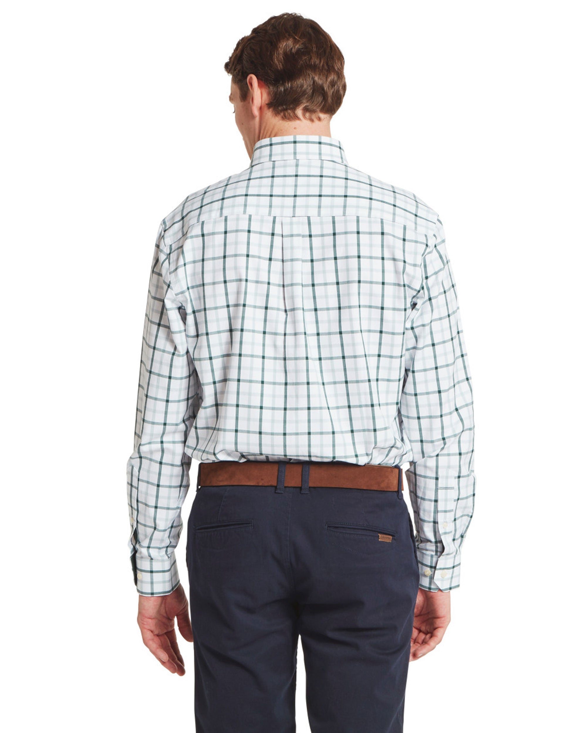 Brancaster Classic Shirt - Deep Pine Check