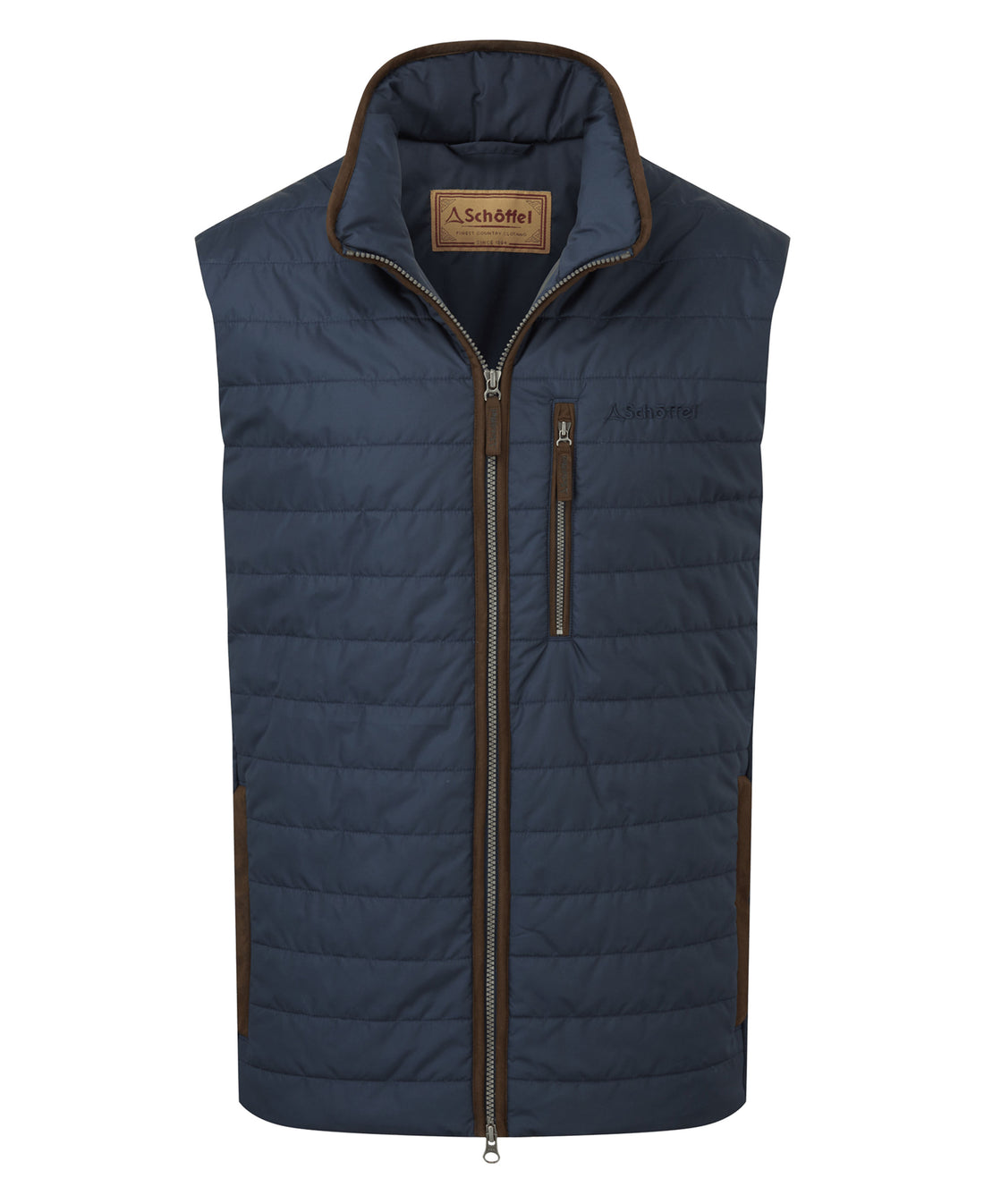 Brora Quilted Gilet - Navy