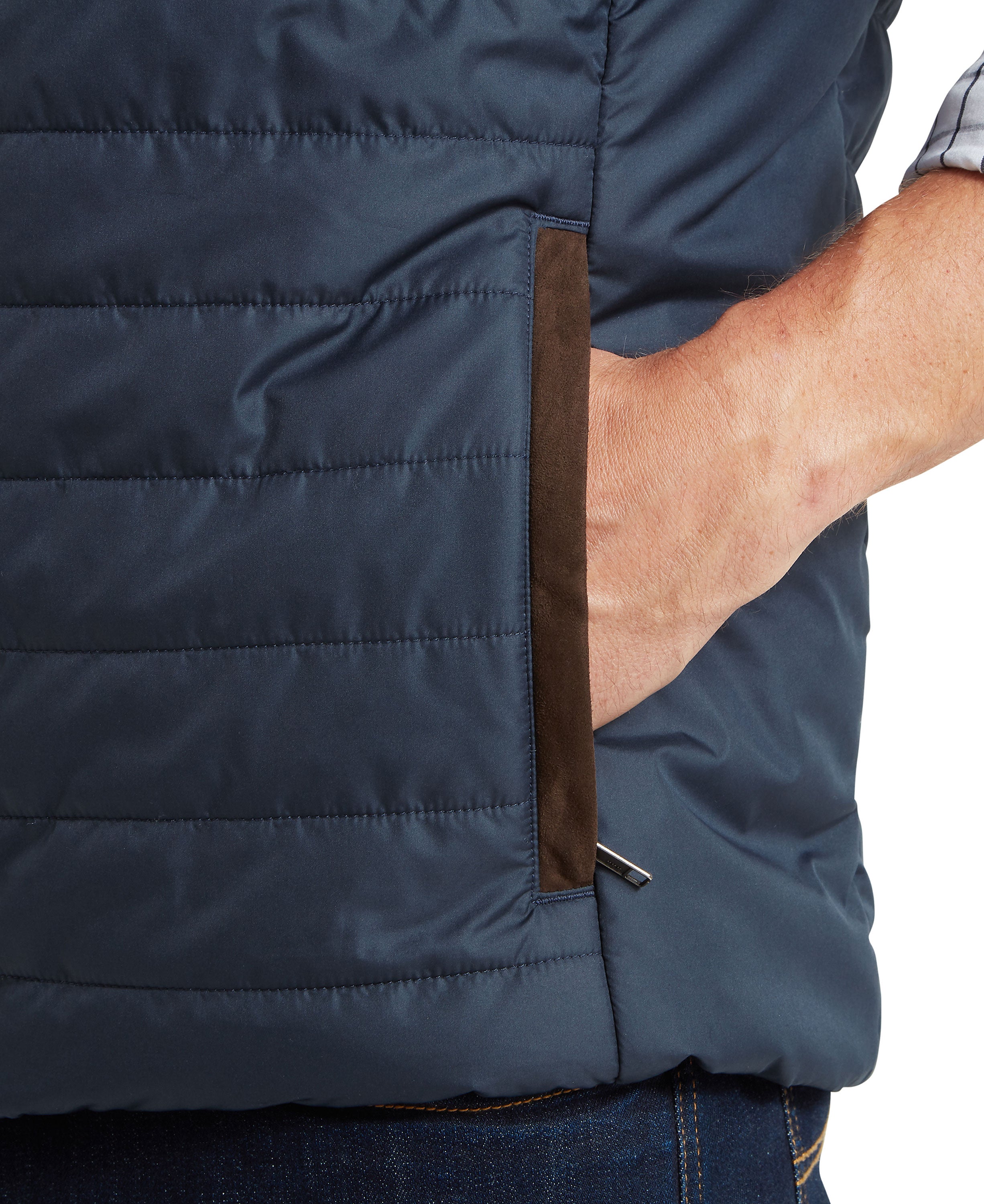 Brora Quilted Gilet - Navy