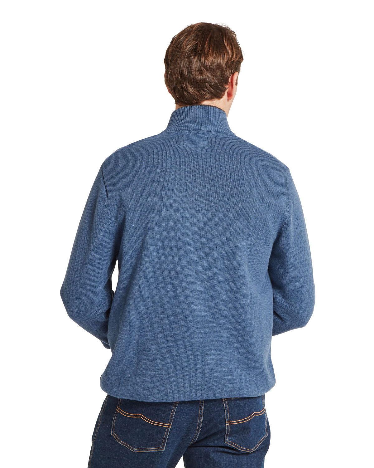 Castlebay 1/4 Zip Jumper - Force Blue