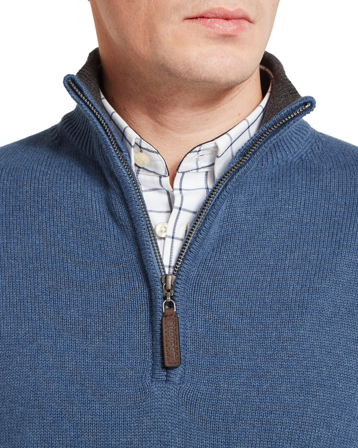 Castlebay 1/4 Zip Jumper - Force Blue