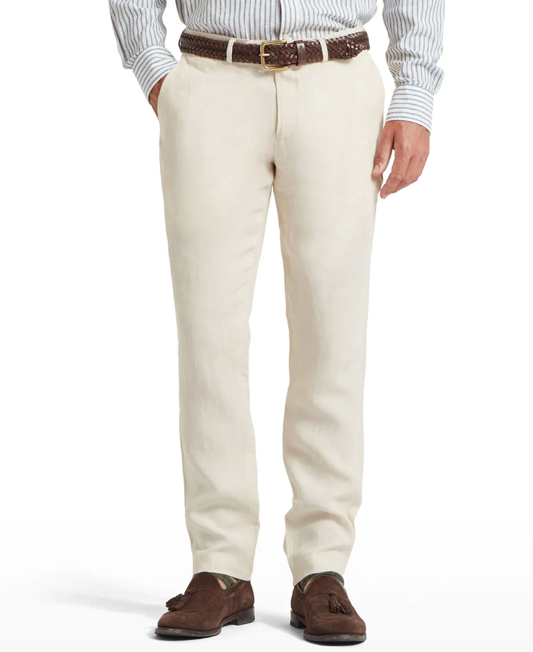 Chilham Linen Trouser - Oat