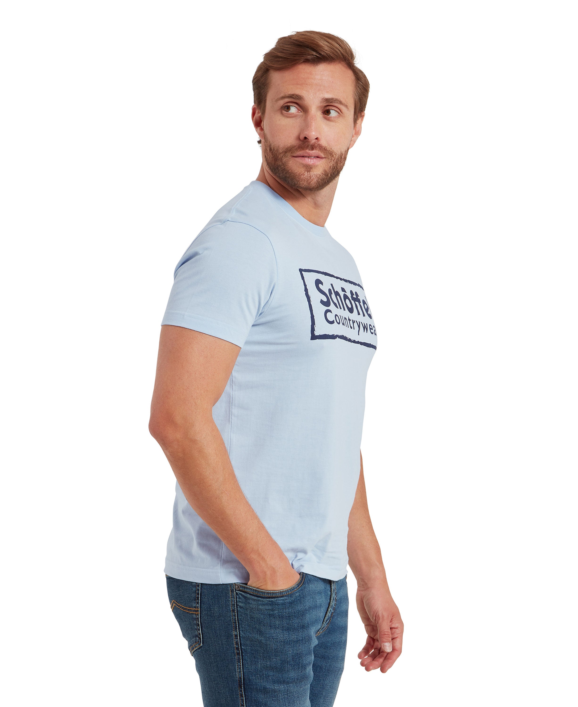 Schoffel Heritage T-Shirt - Pale Blue