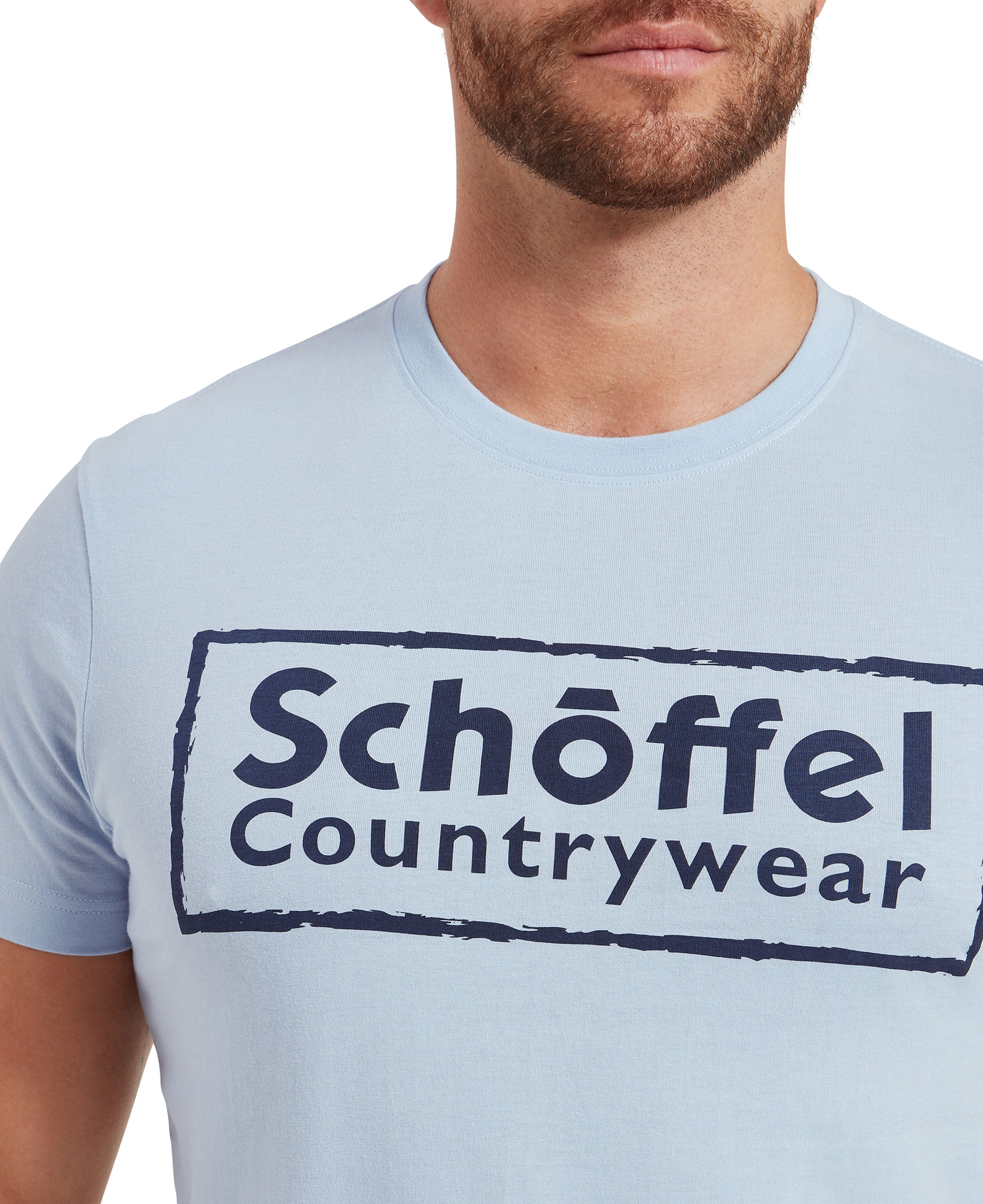 Schoffel Heritage T-Shirt - Pale Blue