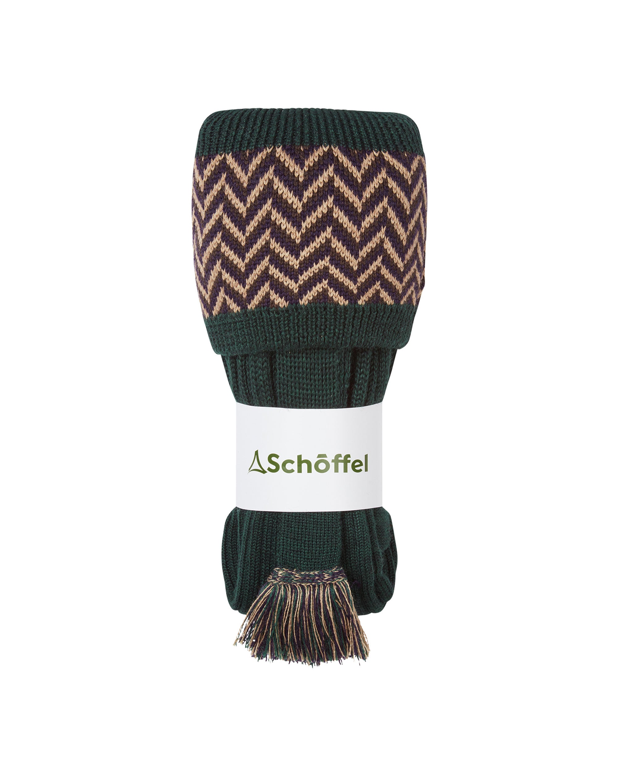 Herringbone Sock - Deep Pine