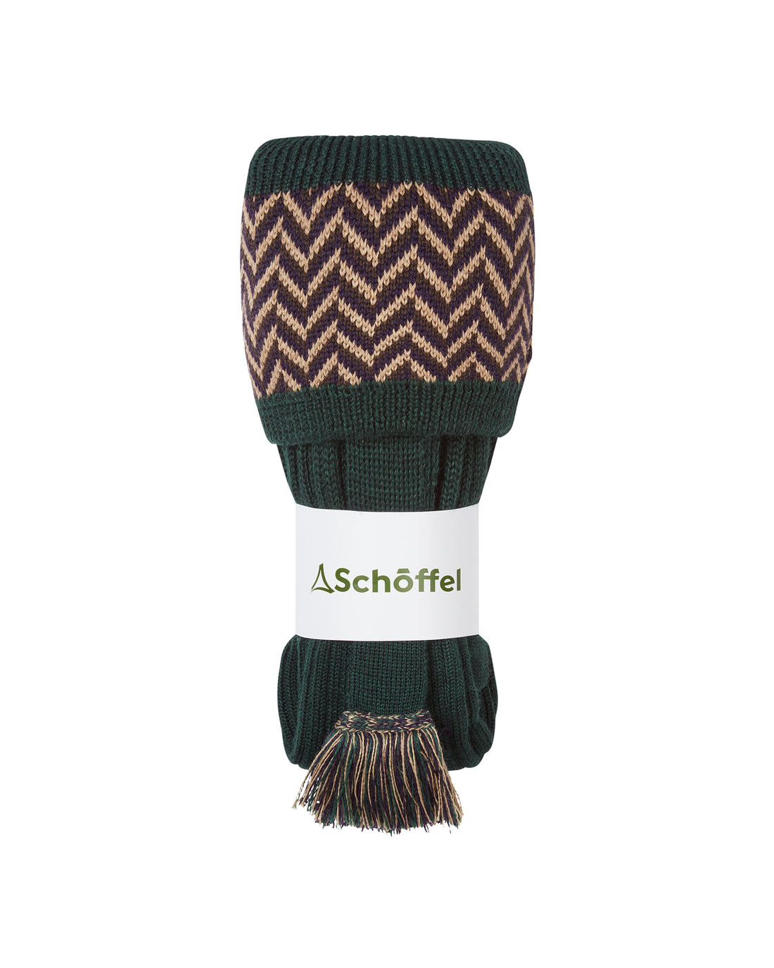 Herringbone Sock - Deep Pine