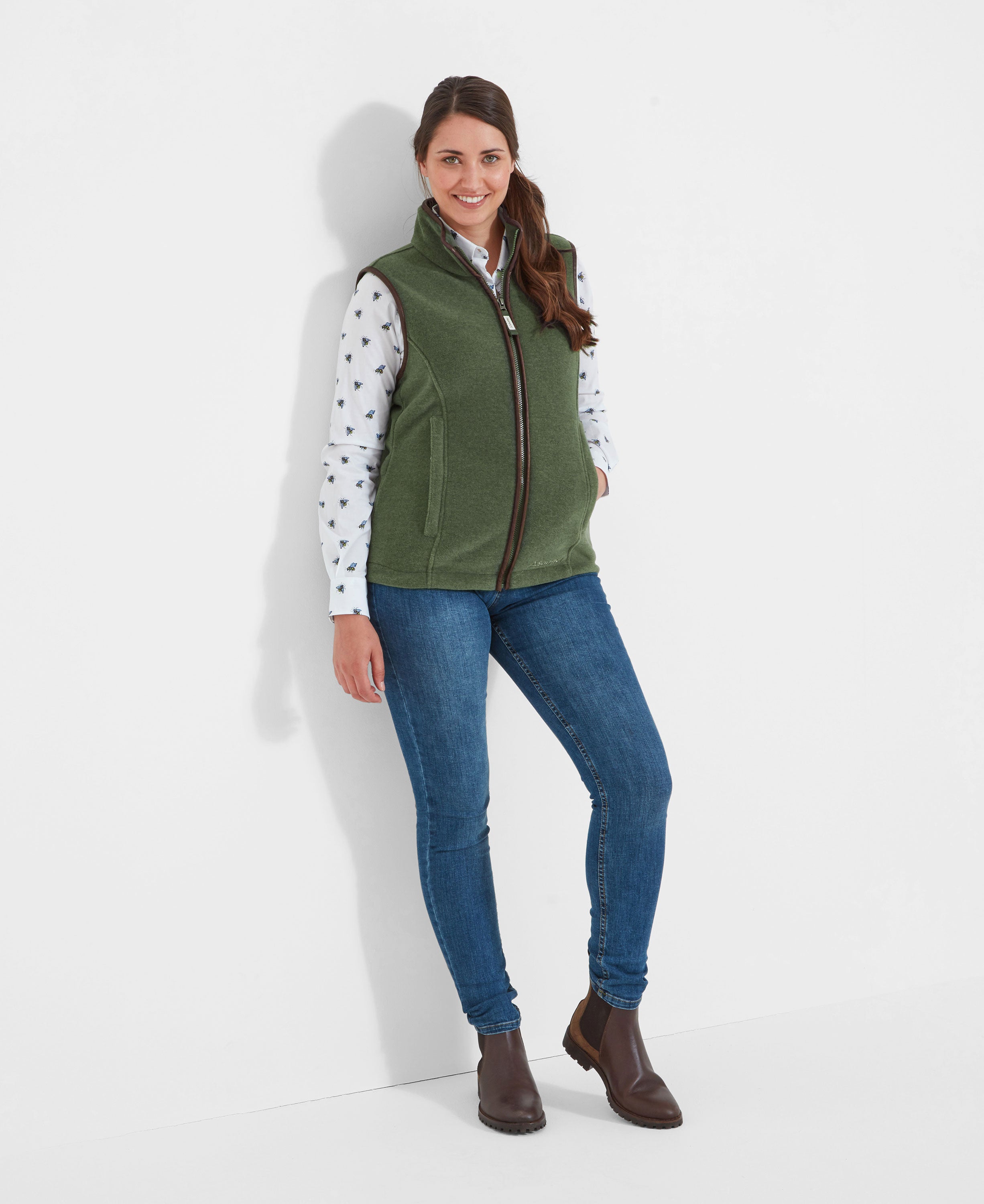 Lyndon II Fleece Gilet - Cedar Green