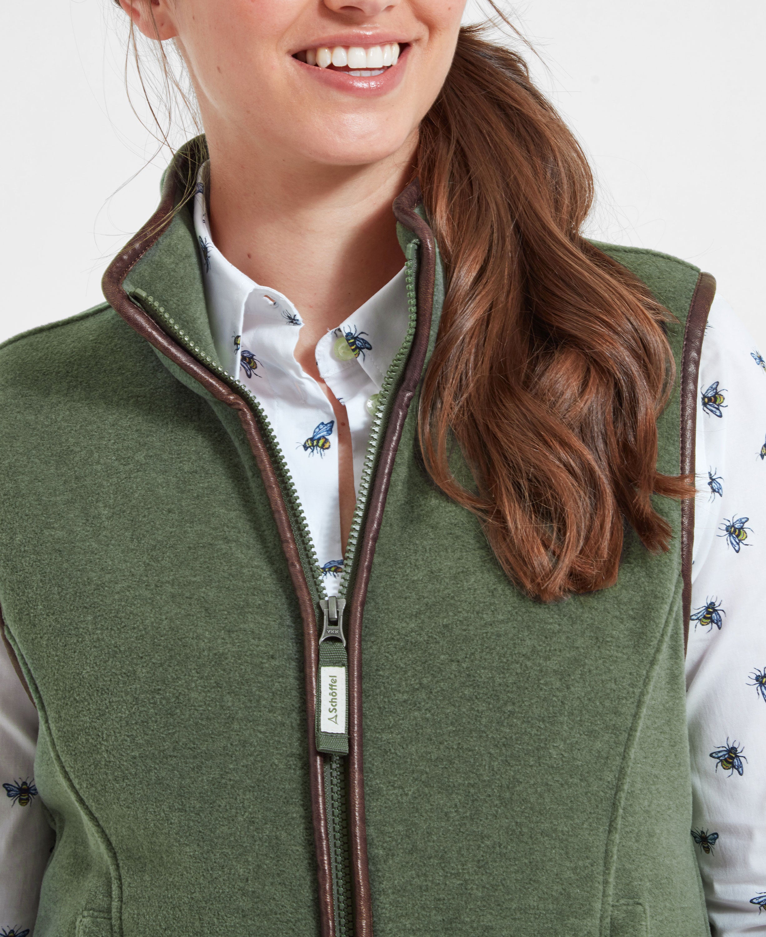 Lyndon II Fleece Gilet - Cedar Green