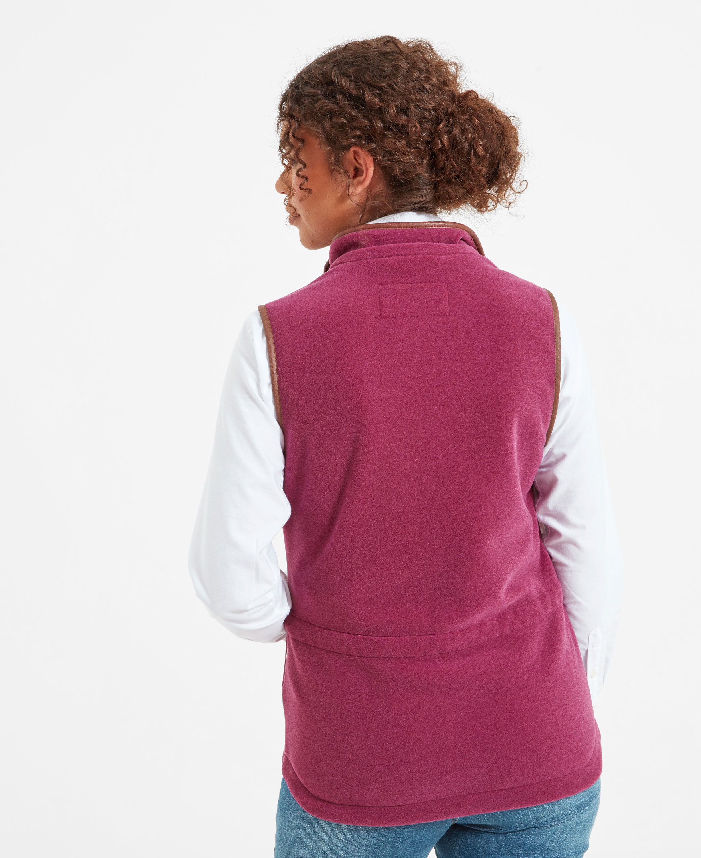 Lyndon Fleece Gilet - Mulberry