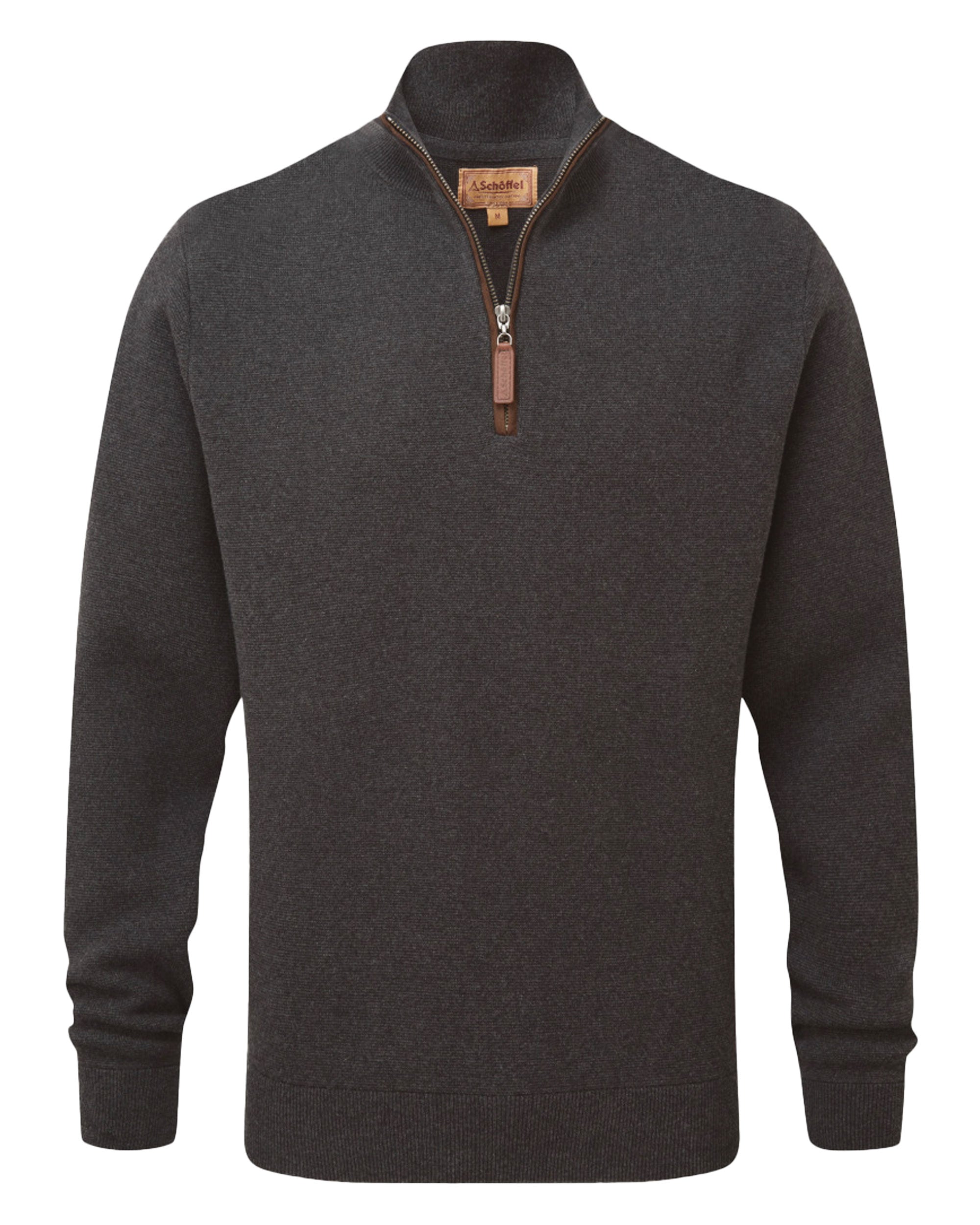 Marlow 1/4 Zip Jumper - Charcoal