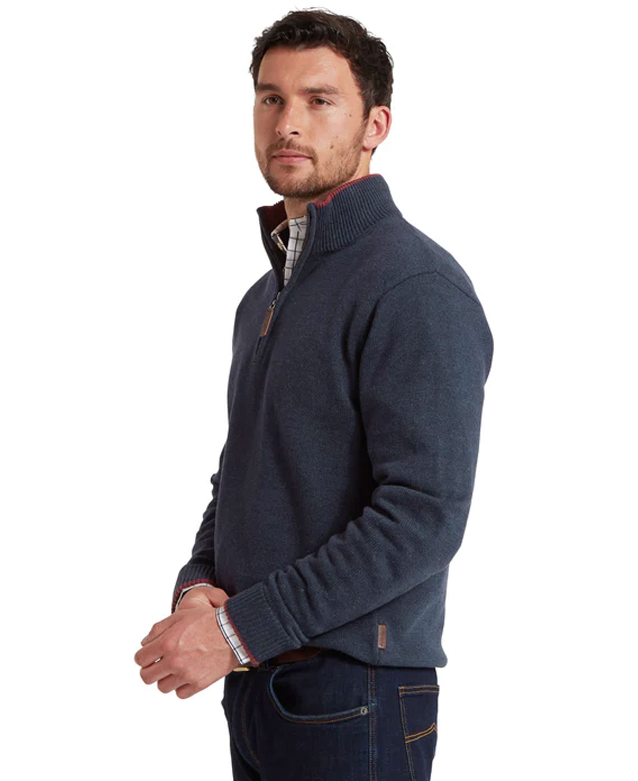 Blair 1/4 Zip Jumper - Ink Navy