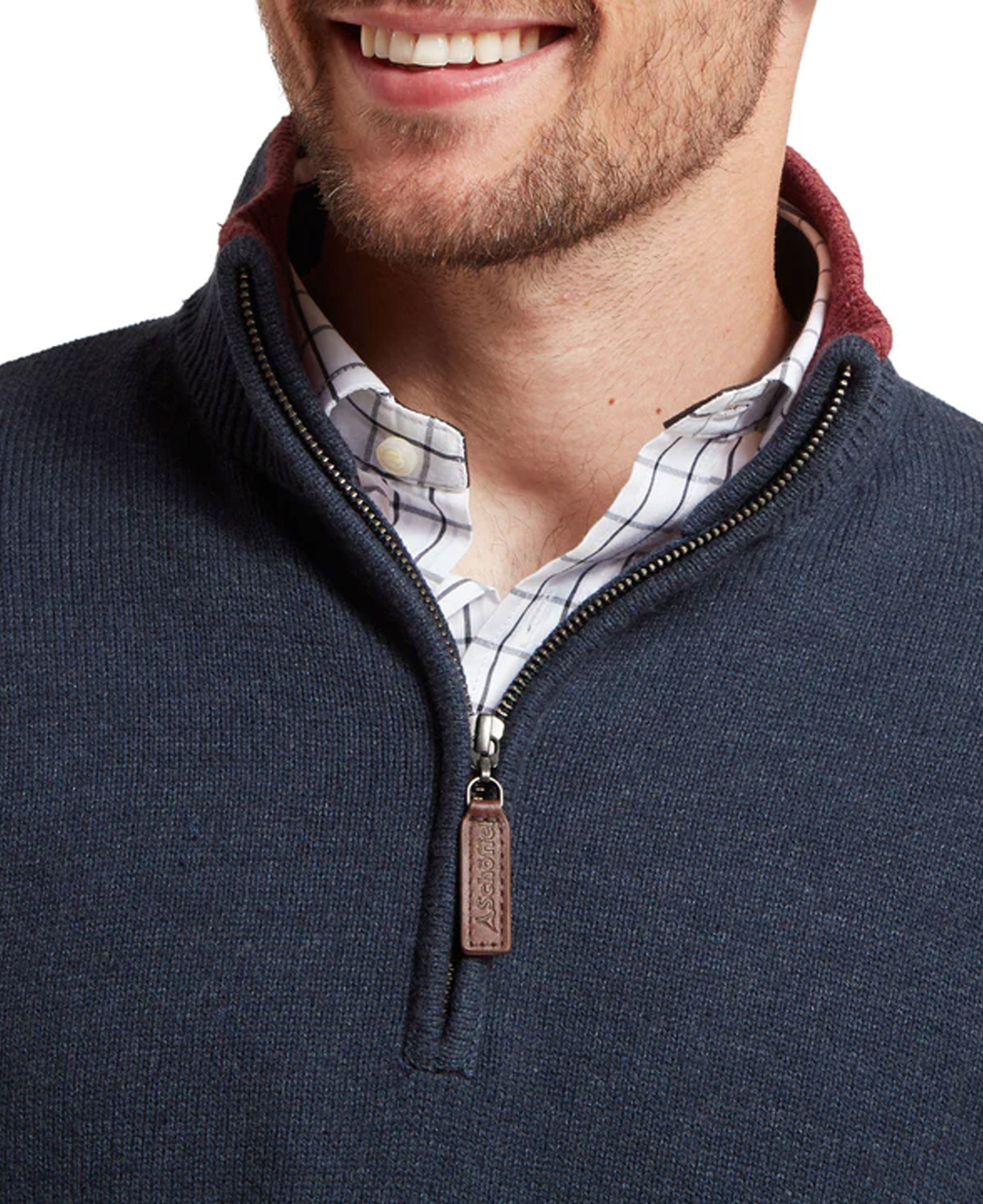 Blair 1/4 Zip Jumper - Ink Navy