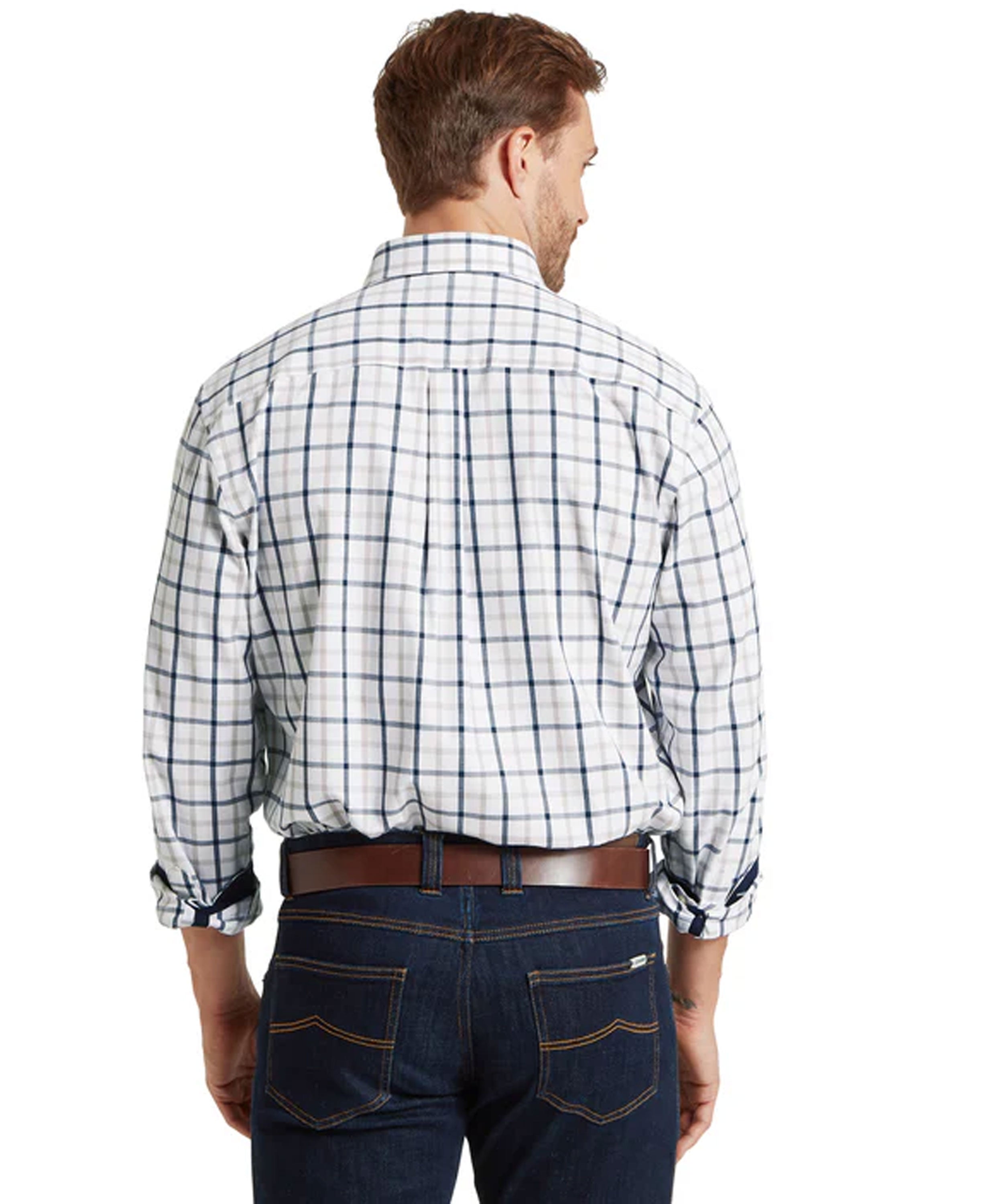 Brancaster Classic Shirt - Oxford Navy Check