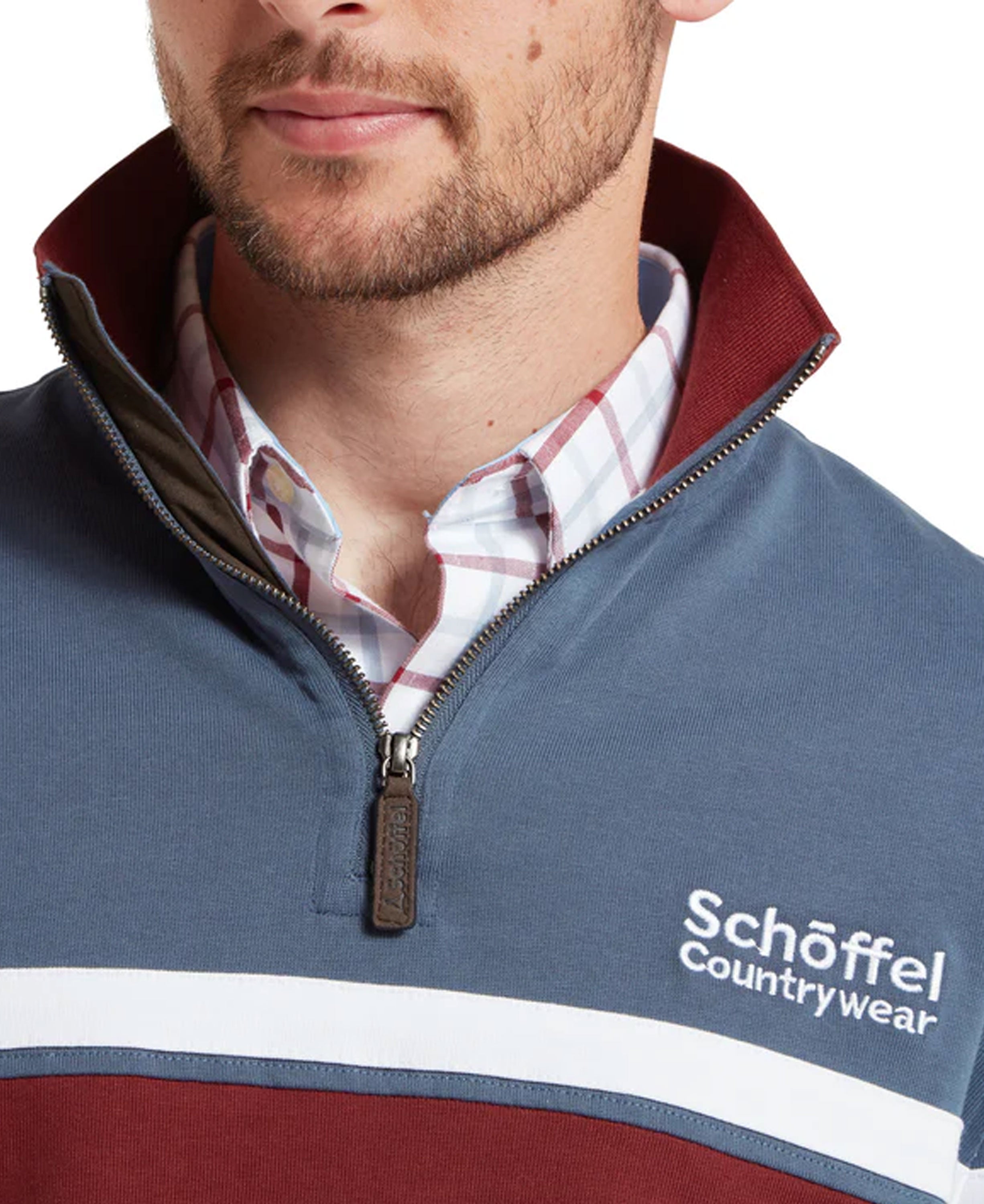 Exmouth Heritage 1/4 Zip - Oxford Navy