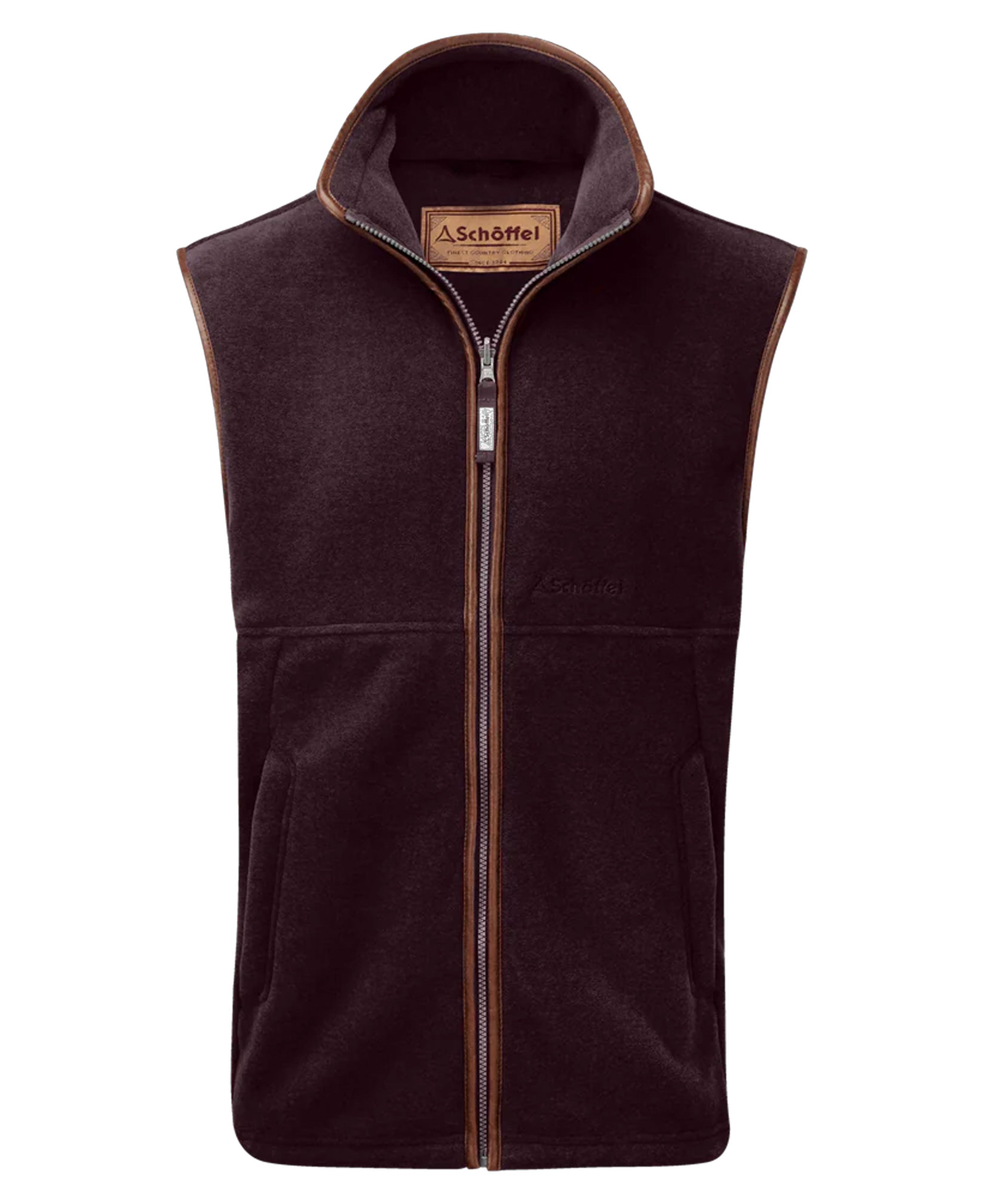 Oakham Fleece Gilet - Port