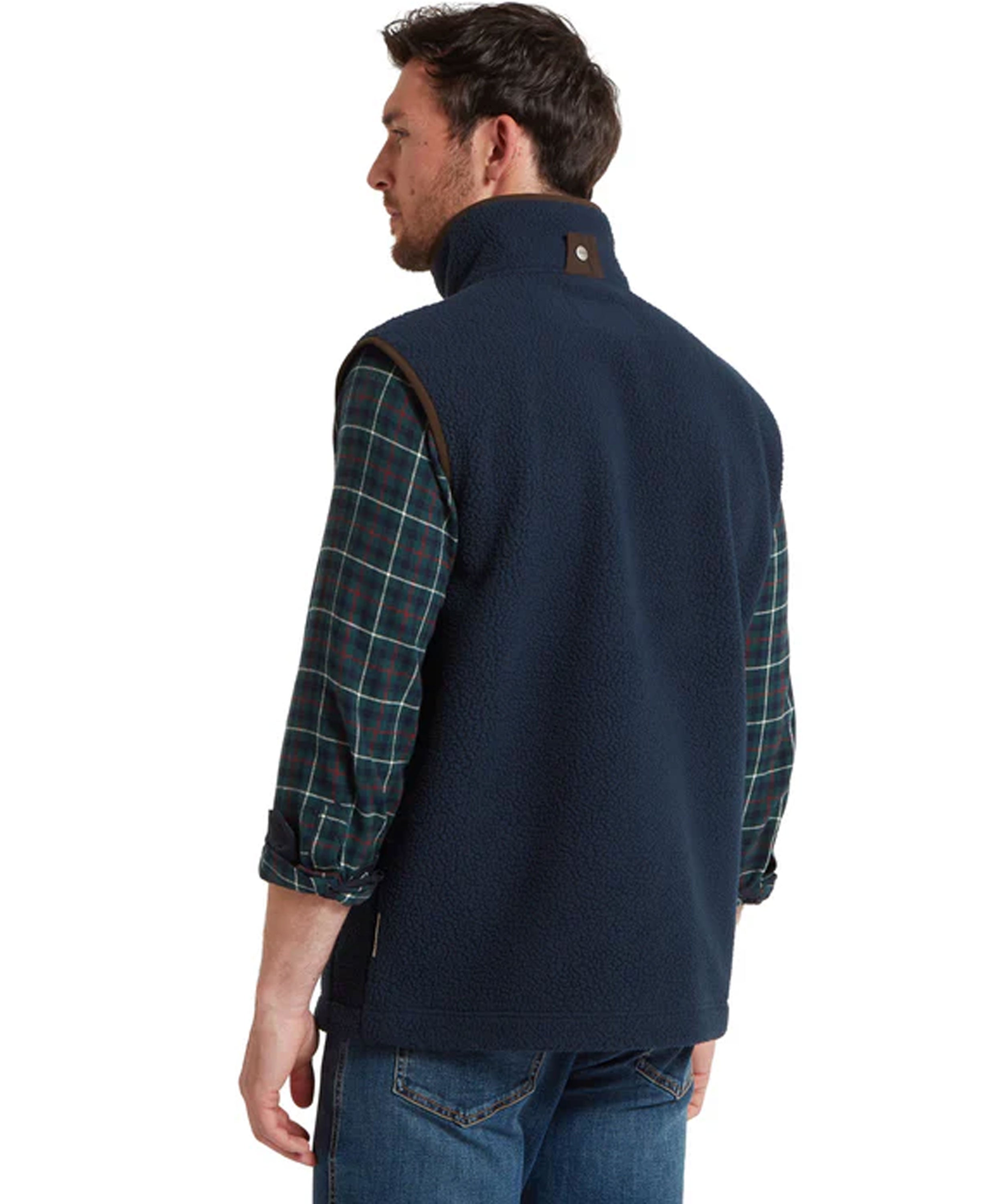 Oakham Retro Fleece Gilet - True Navy