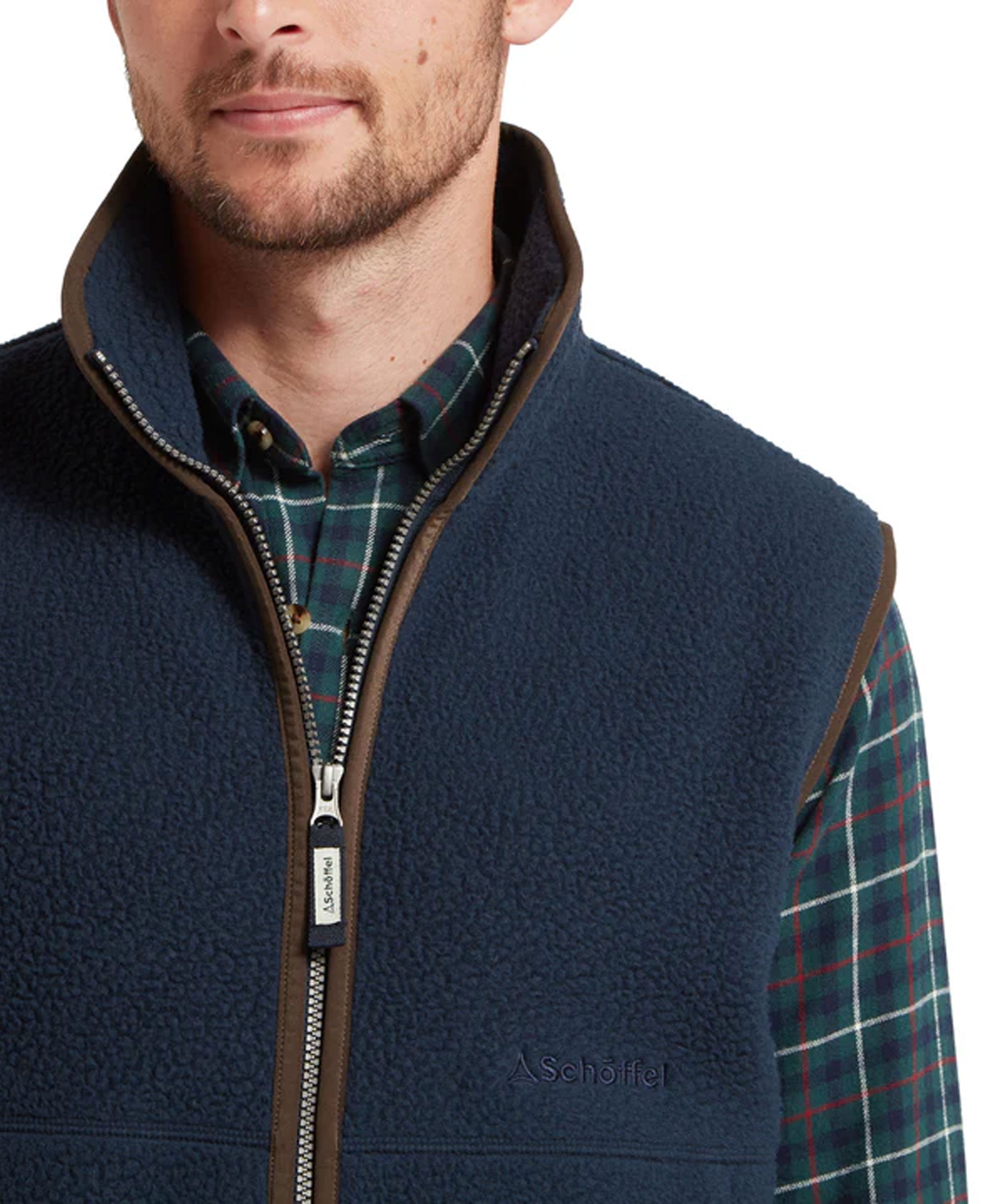 Oakham Retro Fleece Gilet - True Navy