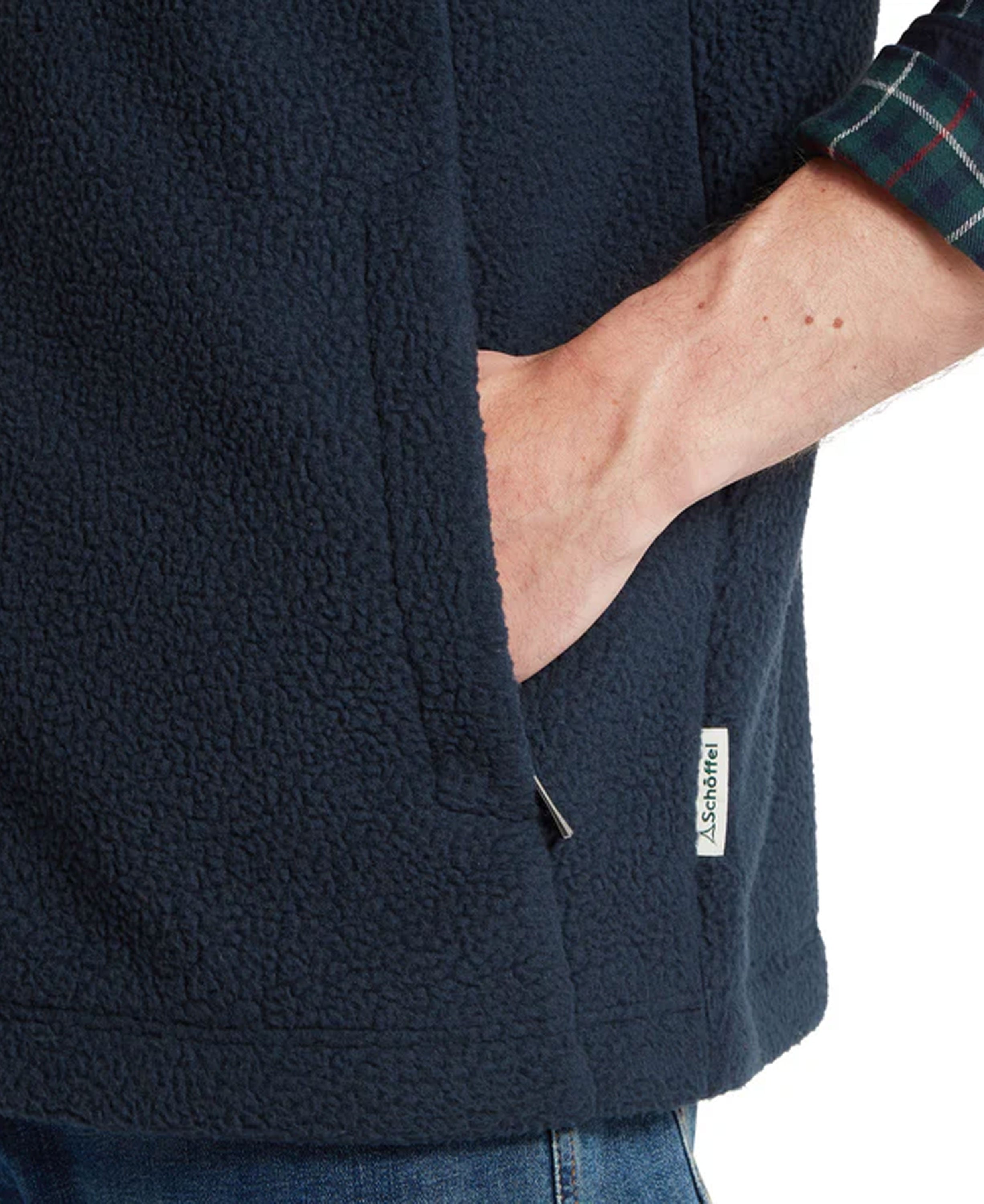 Oakham Retro Fleece Gilet - True Navy