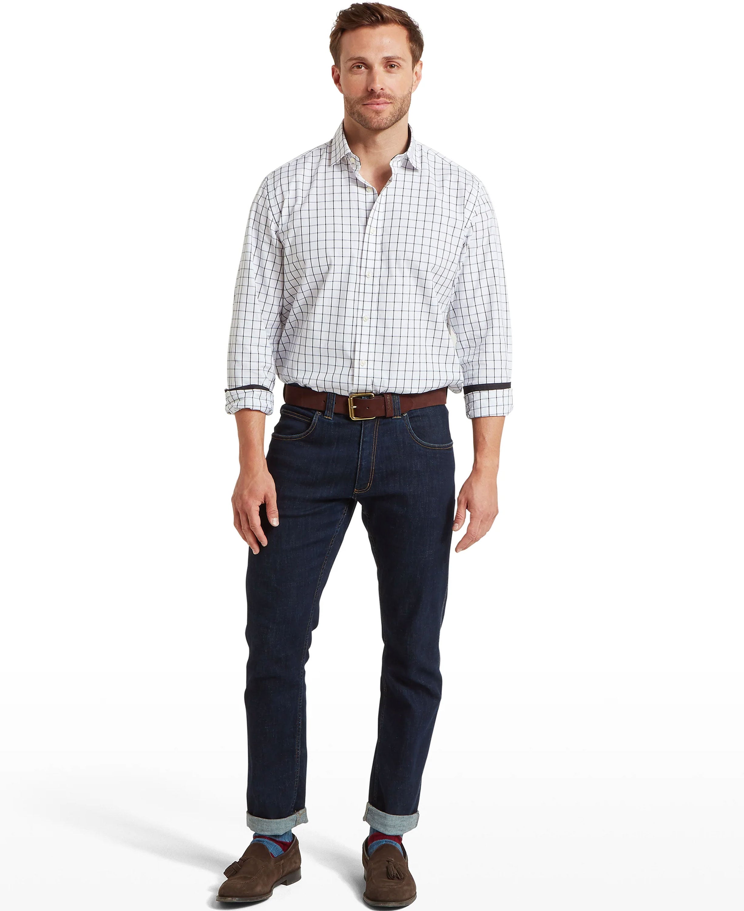 Westminster Classic Shirt - Navy Check