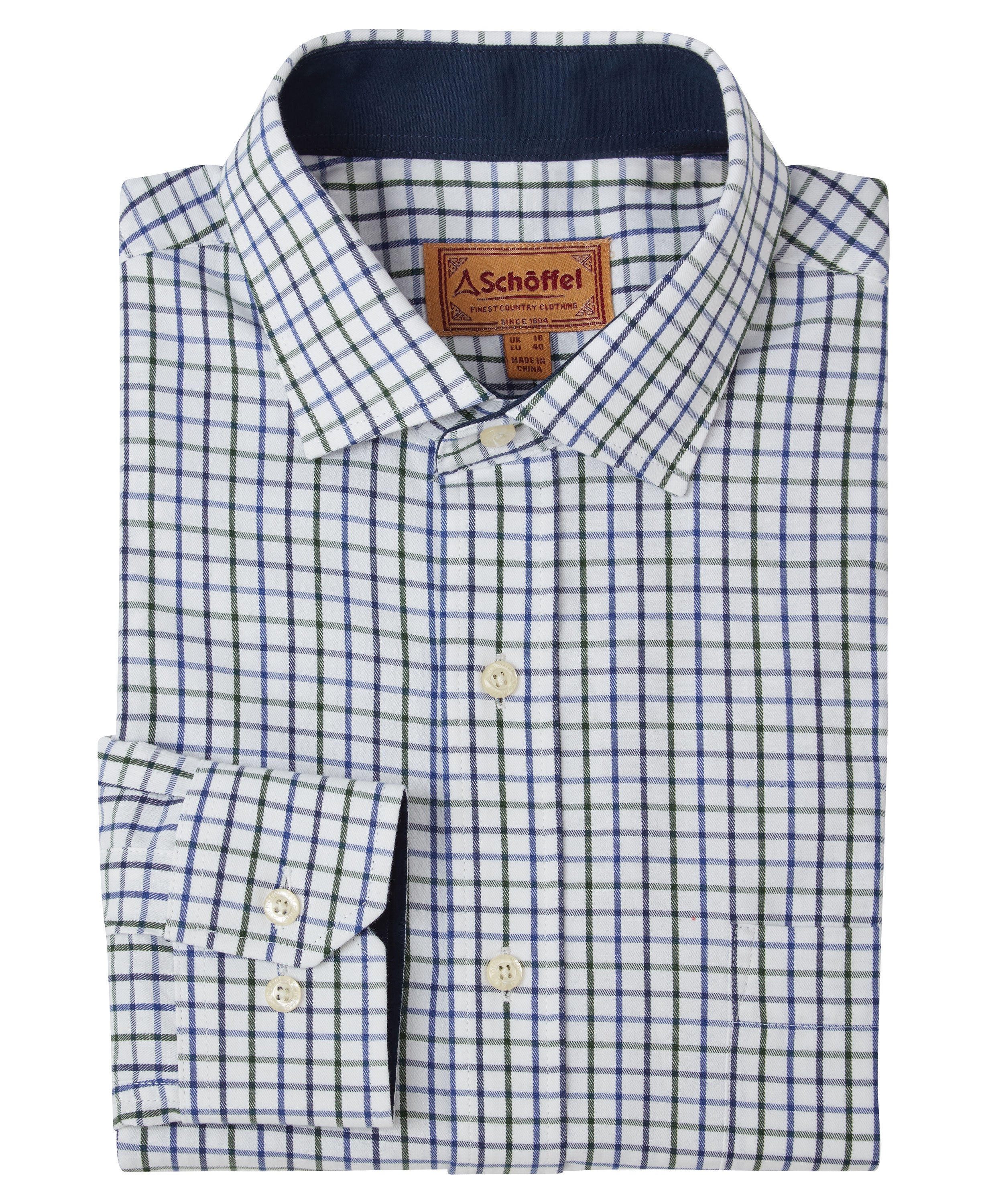 Milton Tailored Shirt - Racing/Navy