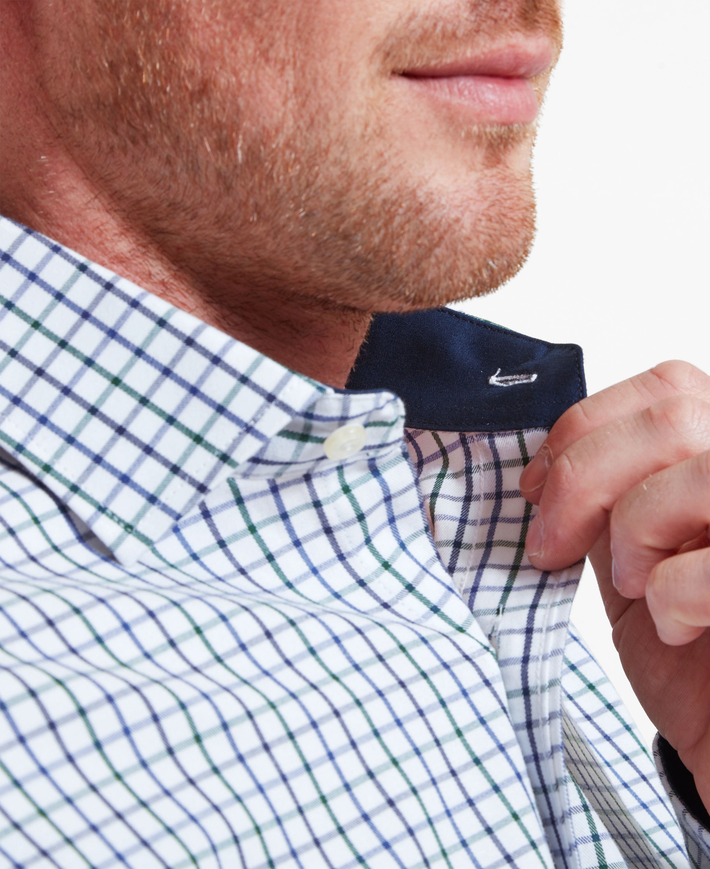 Milton Tailored Shirt - Racing/Navy