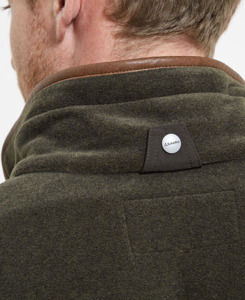 Oakham Fleece Gilet - Dark Olive