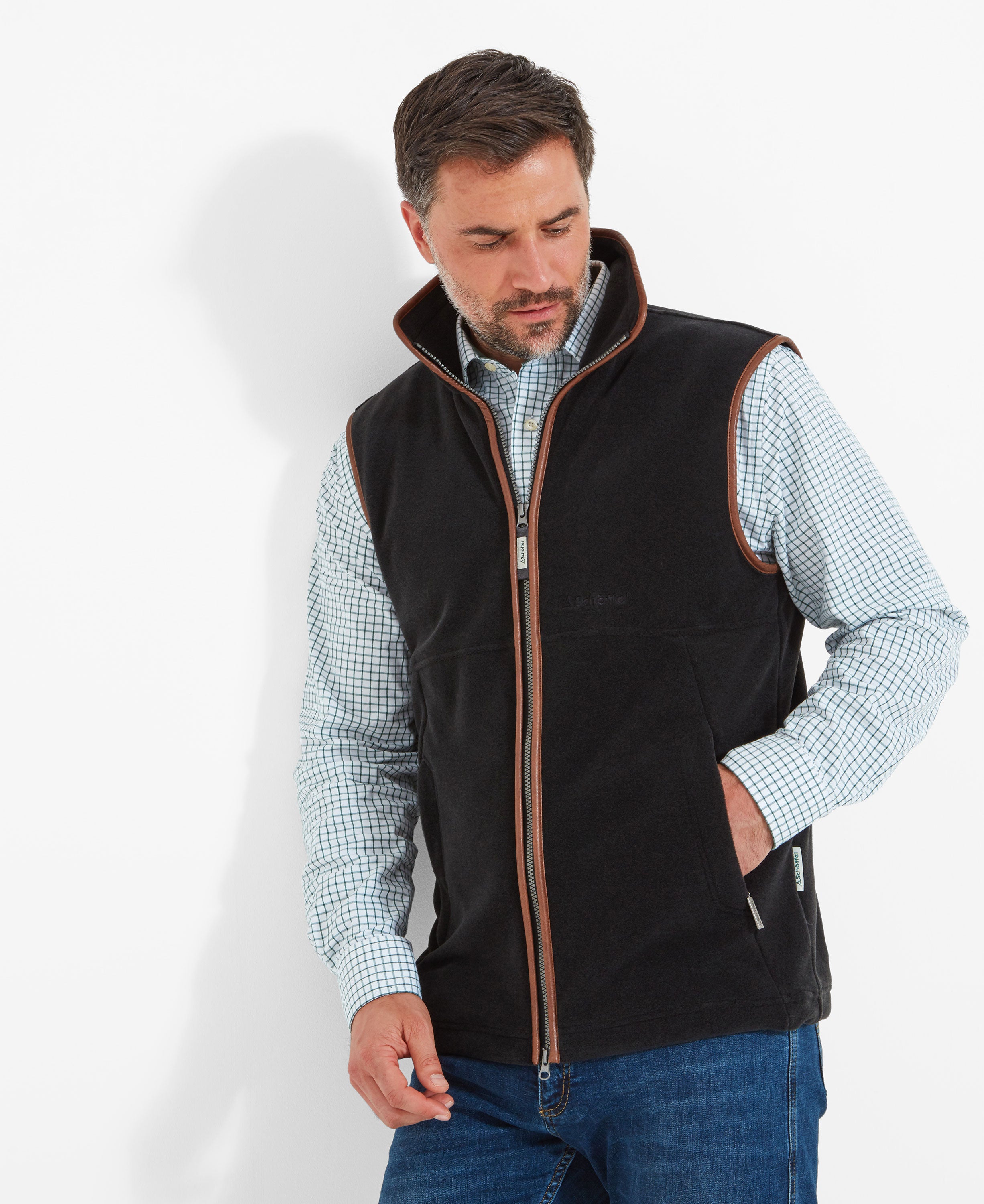 Oakham Fleece Gilet - Gunmetal