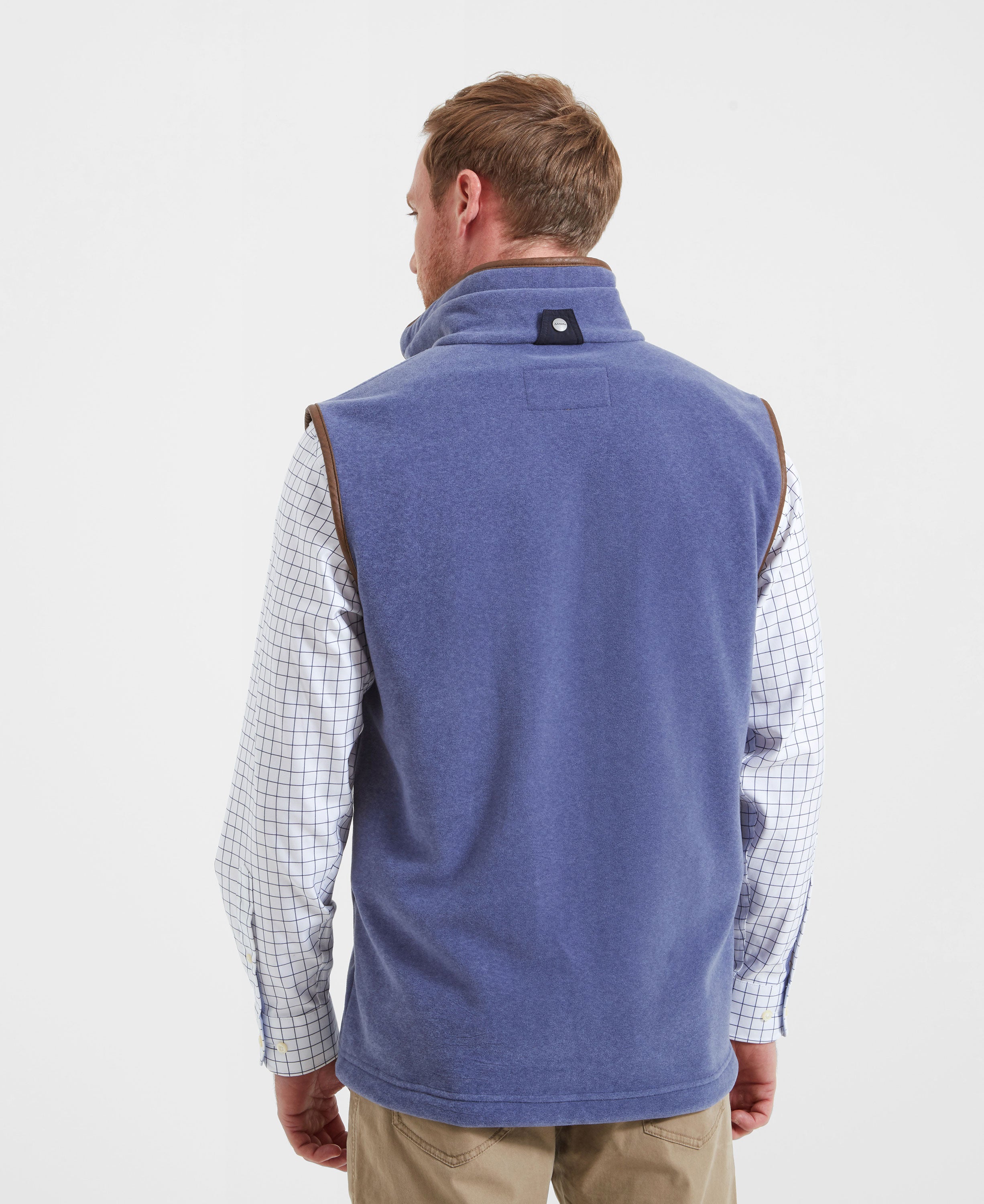 Oakham Fleece Gilet - Stone Blue