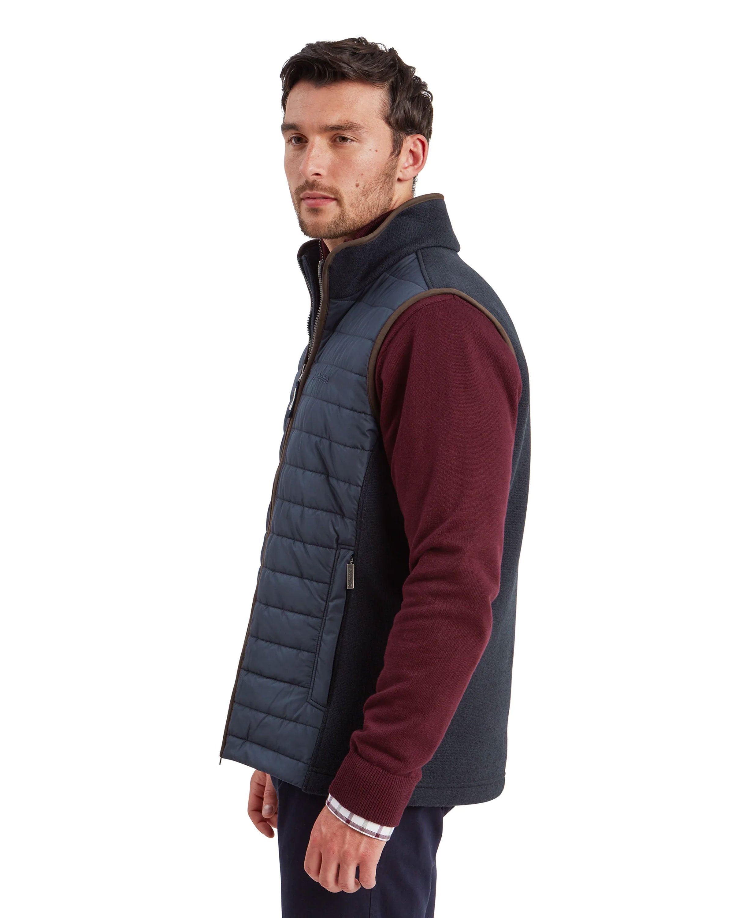 Oakham Hybrid Gilet - Petrol Blue